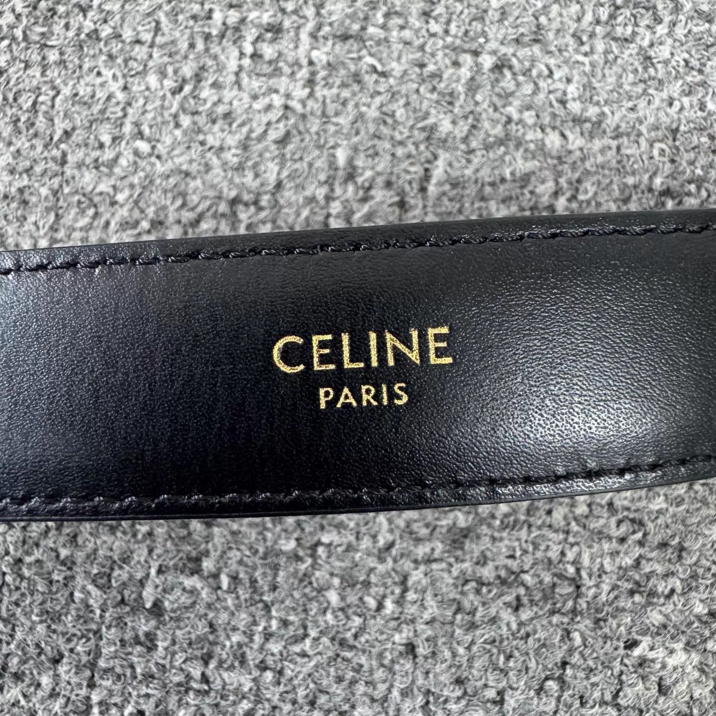 Celine Celine Triumph Arc Gold Logo Belt 99 New Size 80 Size ONE SIZE - 5 Thumbnail