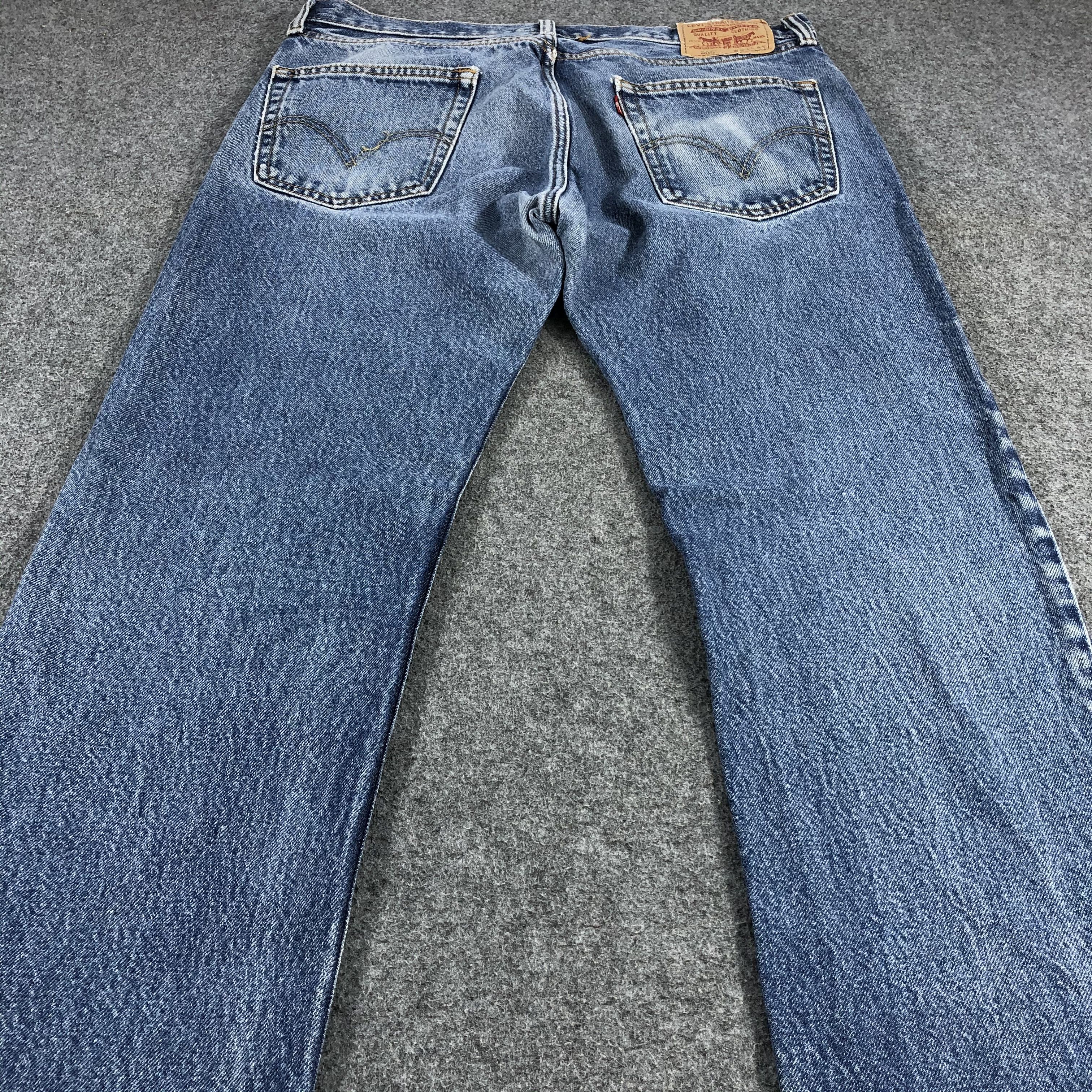 Levi's × Vintage Vintage Levis 505 Jeans-JM1107A Size US 35 - 4 Thumbnail