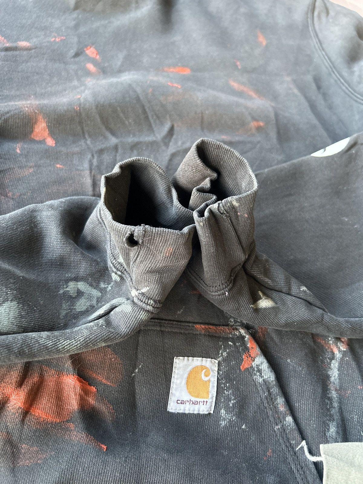 Carhartt × Vintage Carhartt Paints Splattered Pull Over Hoodie Size US L / EU 52-54 / 3 - 11 Thumbnail