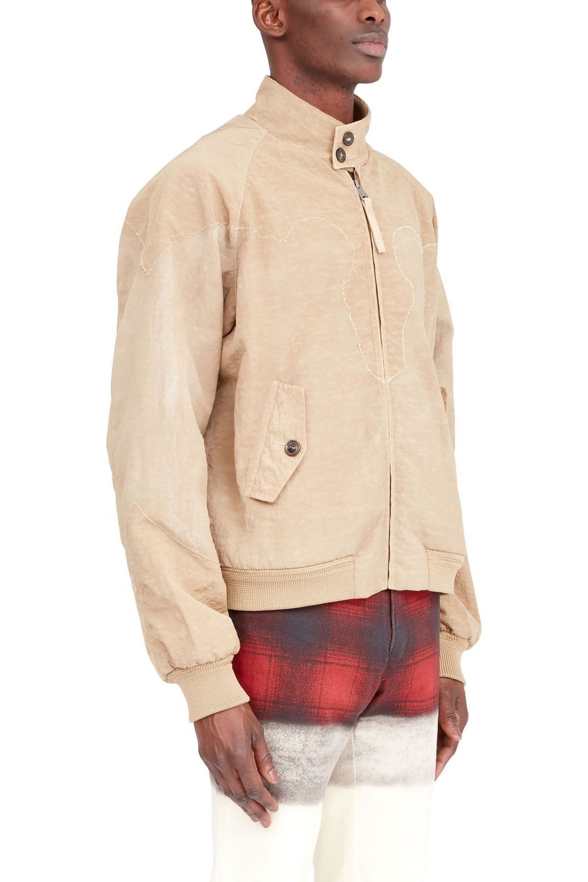 Maison Margiela o1w1db10126 Yoke Canvas Jacket in Beige Size US L / EU 52-54 / 3 - 6 Thumbnail