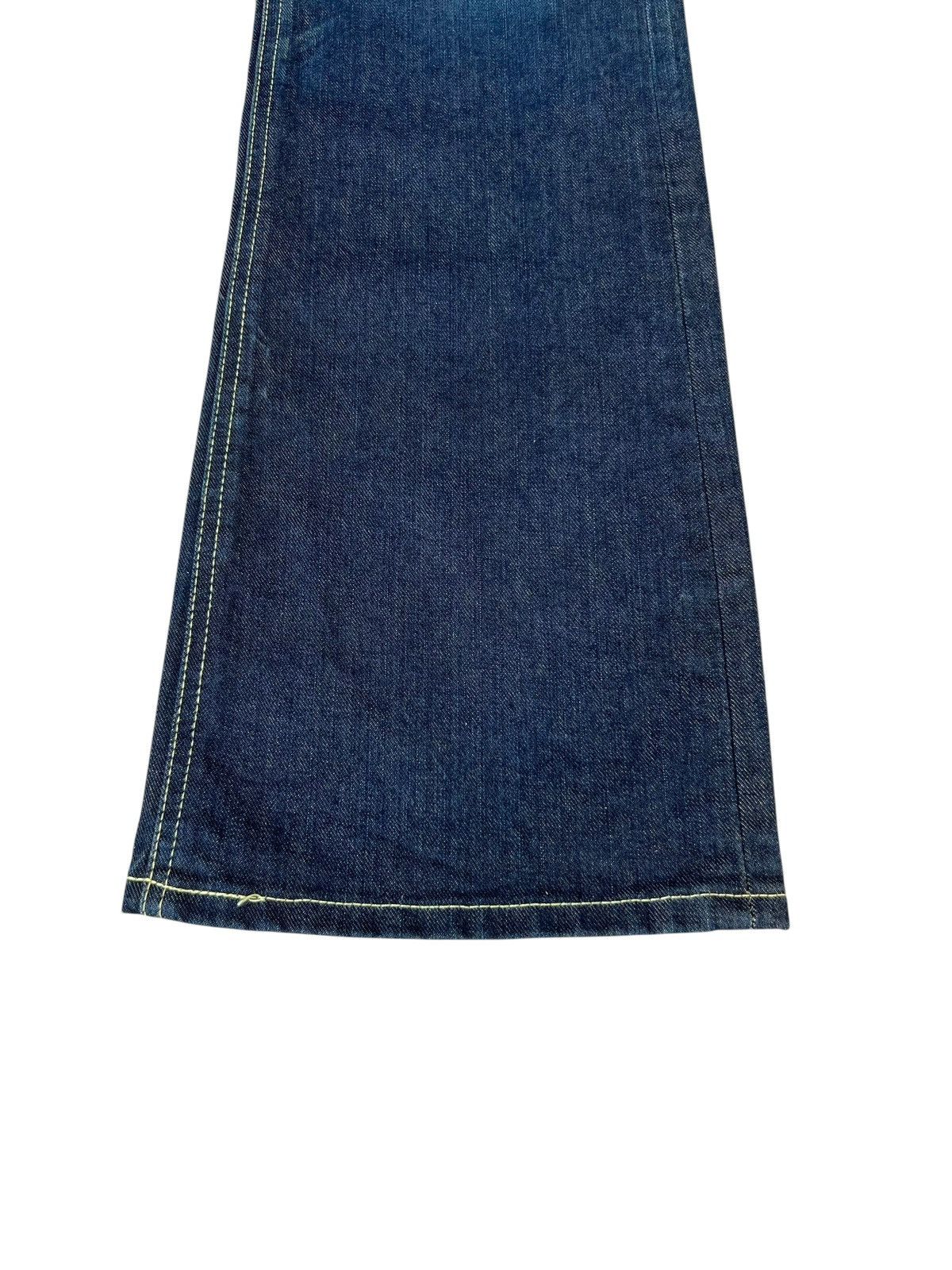 Lee Vintage Y2K Lee Riders Gold Label Mud Wash Denim Flare Jeans Size US 30 / EU 46 - 13 Thumbnail
