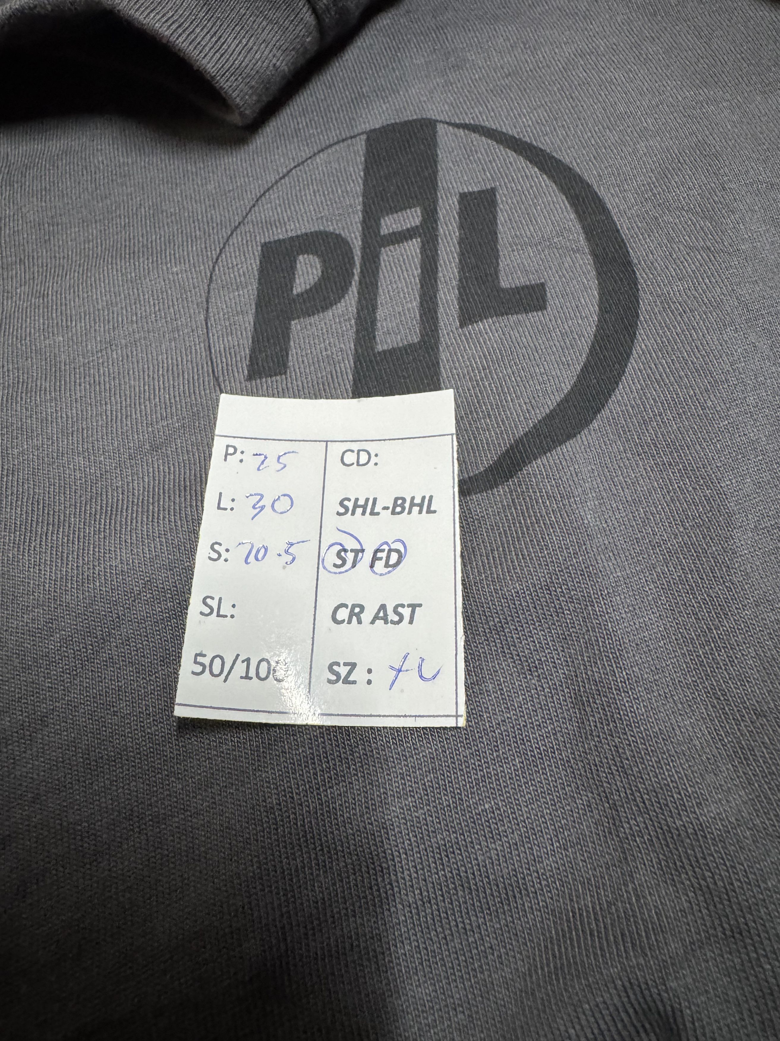 Band Tees VINTAGE 2015 PIL PUBLIC IMAGE LIMITED TOUR TEE PUNK ROCK Size US XL / EU 56 / 4 - 20 Thumbnail