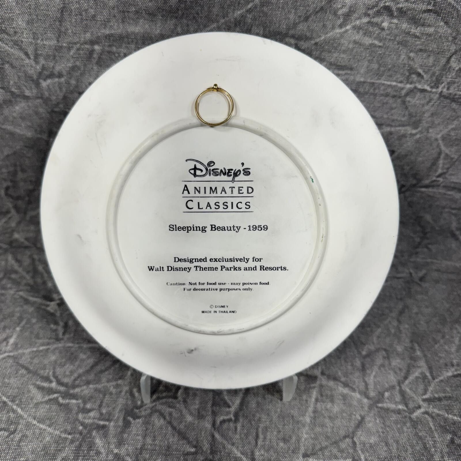 Disney Disney Plate Sleeping Beauty 3D Collector with Stand Size ONE SIZE - 4 Thumbnail