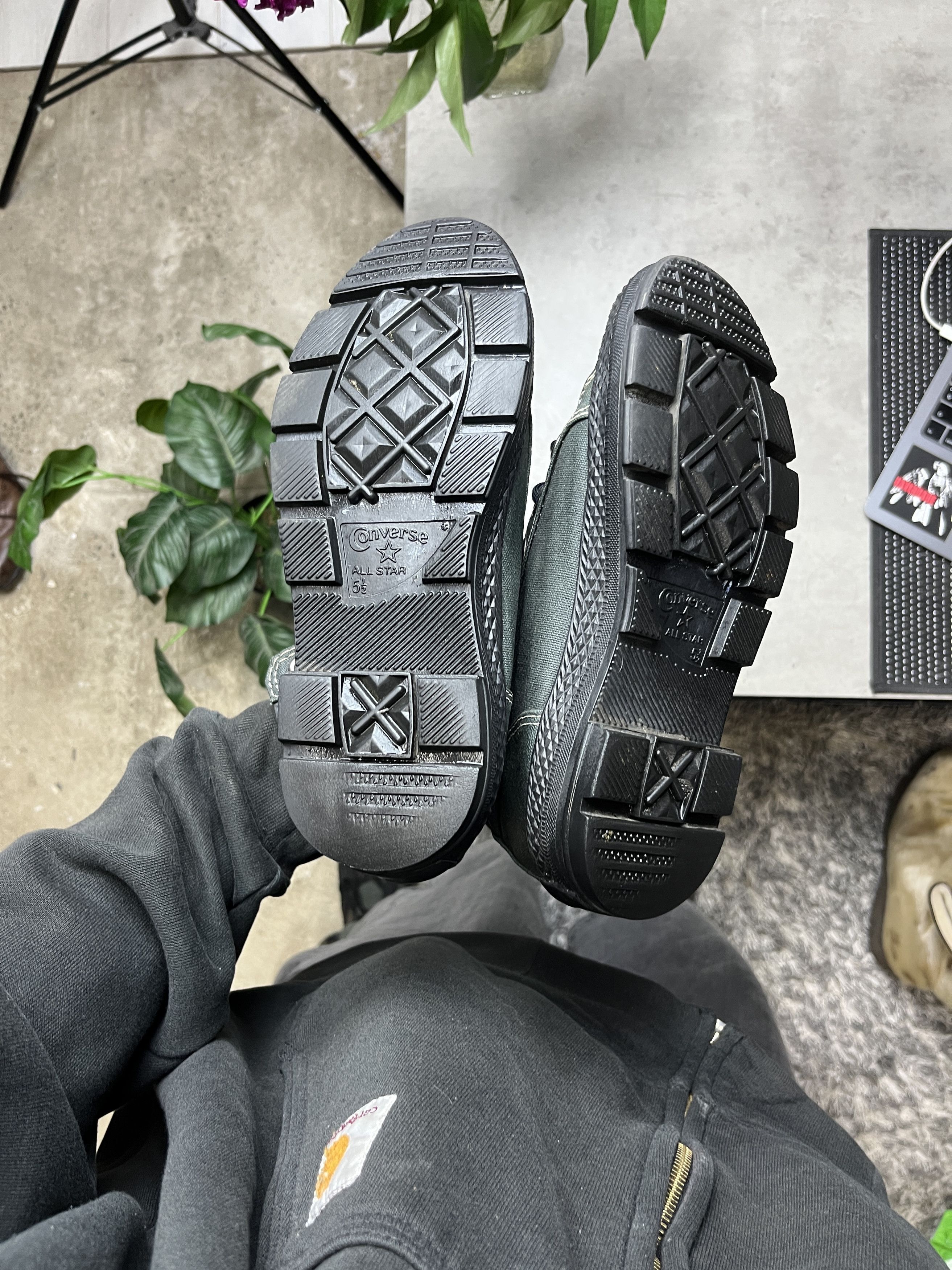 Converse 2000s CONVERSE CHUNKY LUG SOLE CANVAS SNEAKERS - 5138 Size US 5.5 / EU 38 - 6 Thumbnail