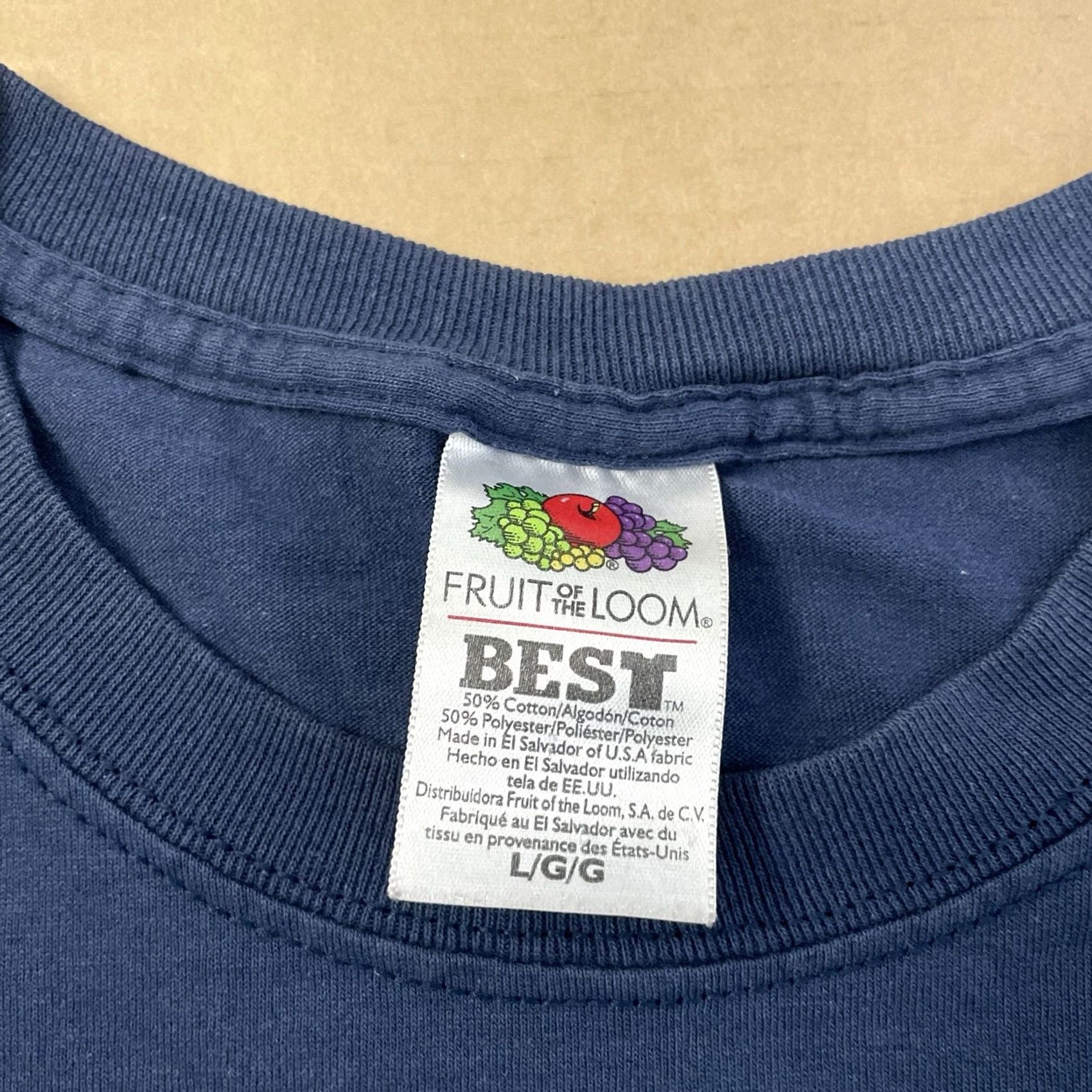 Fruit Of The Loom VINTAGE Paramount Staffing Shirt Adult Large Blue USA 90s Fruit of the Loom Mens Size US L / EU 52-54 / 3 - 6 Thumbnail
