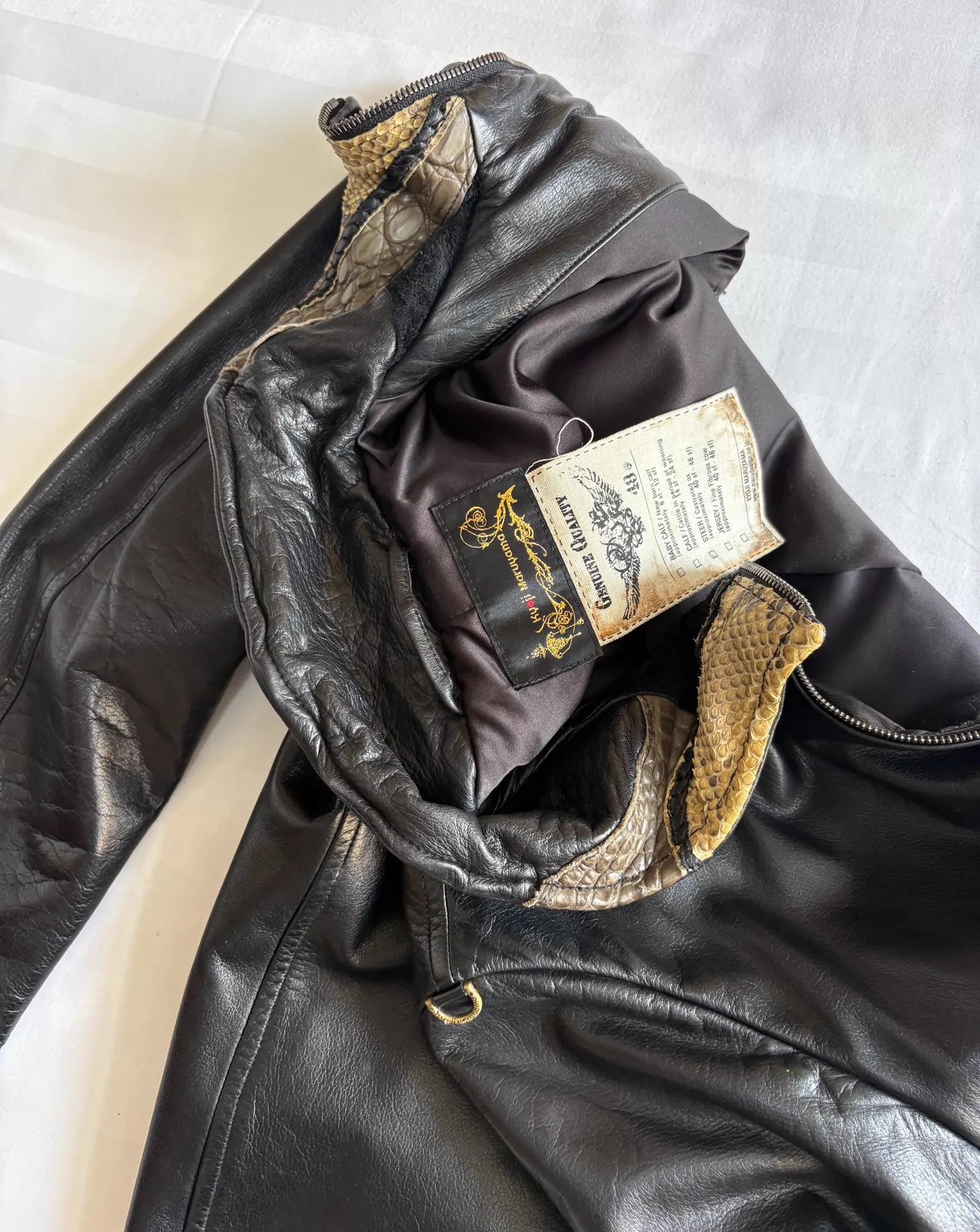 Other Kyoji Maruyama Vintage Panelled Leather Jacket 48/69 Size US M / EU 48-50 / 2 - 3 Thumbnail