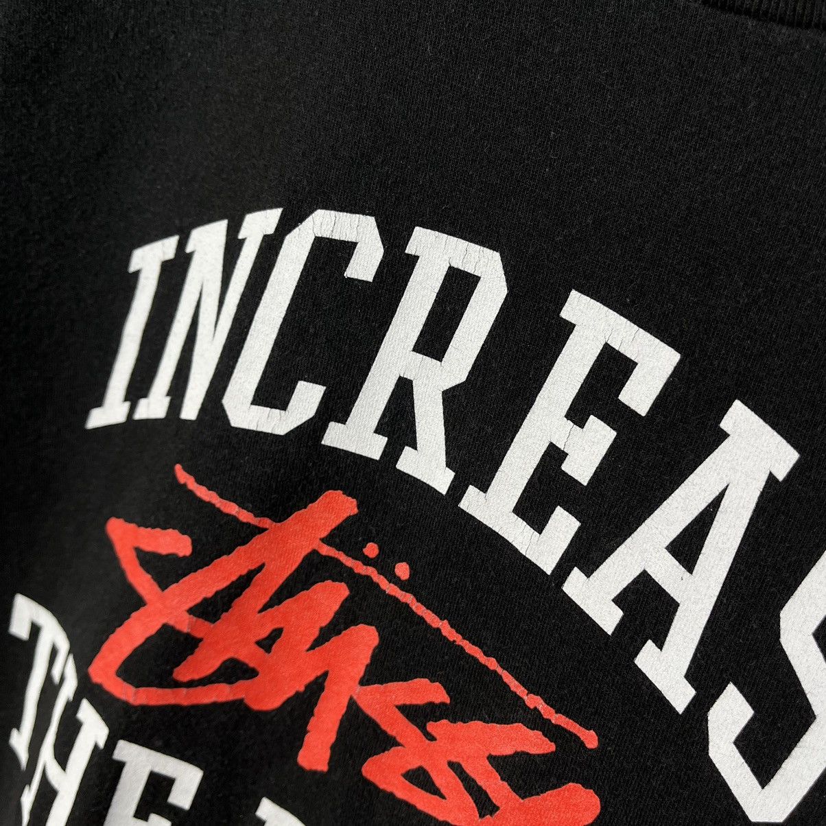 Stussy Vintage Stussy y2k Increase The Pease big logo tee 90’s Size US S / EU 44-46 / 1 - 7 Thumbnail