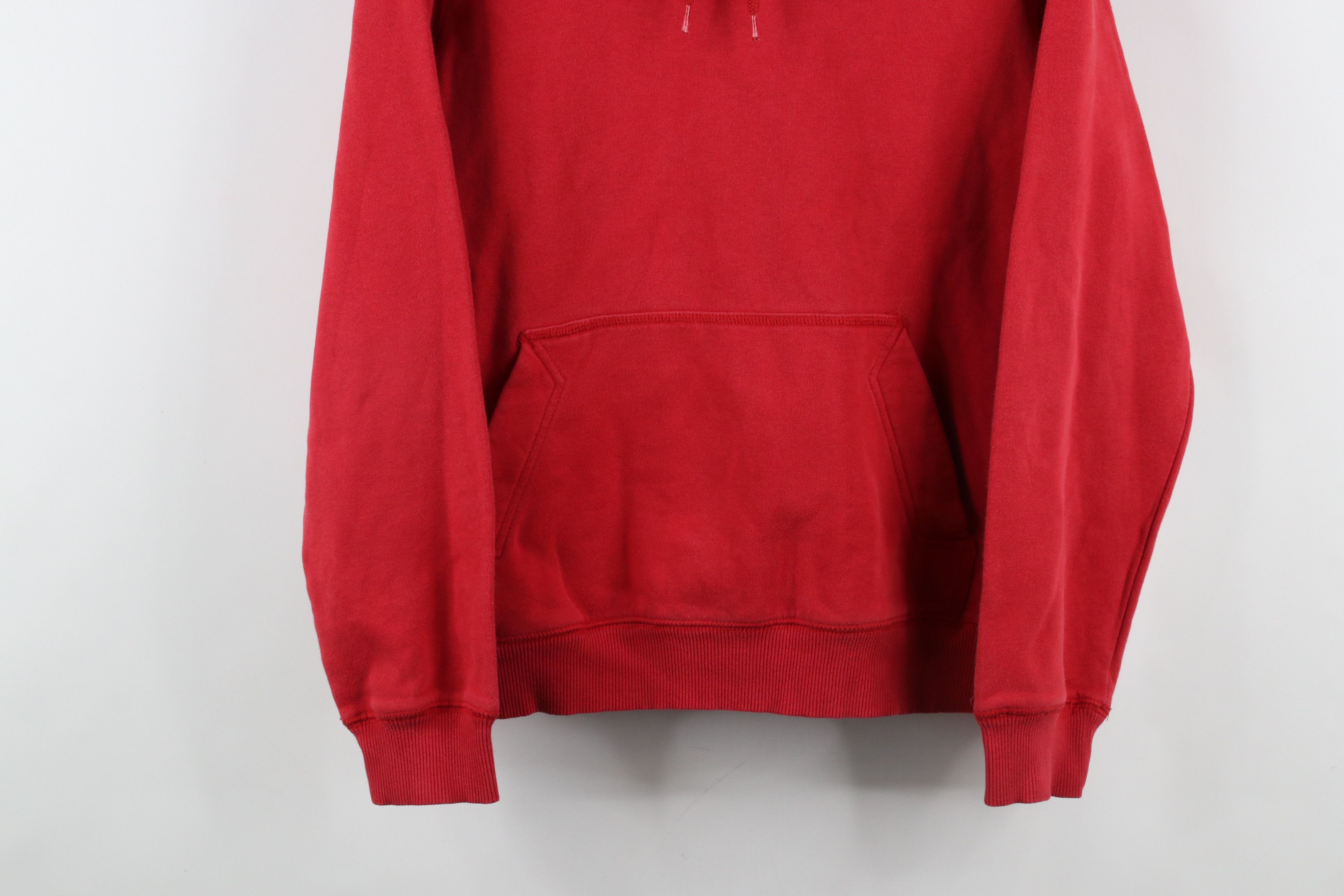 Nike × Vintage Vintage Y2K Nike Scott Mini Swoosh Hoodie Sweatshirt Red Size US S / EU 44-46 / 1 - 3 Thumbnail