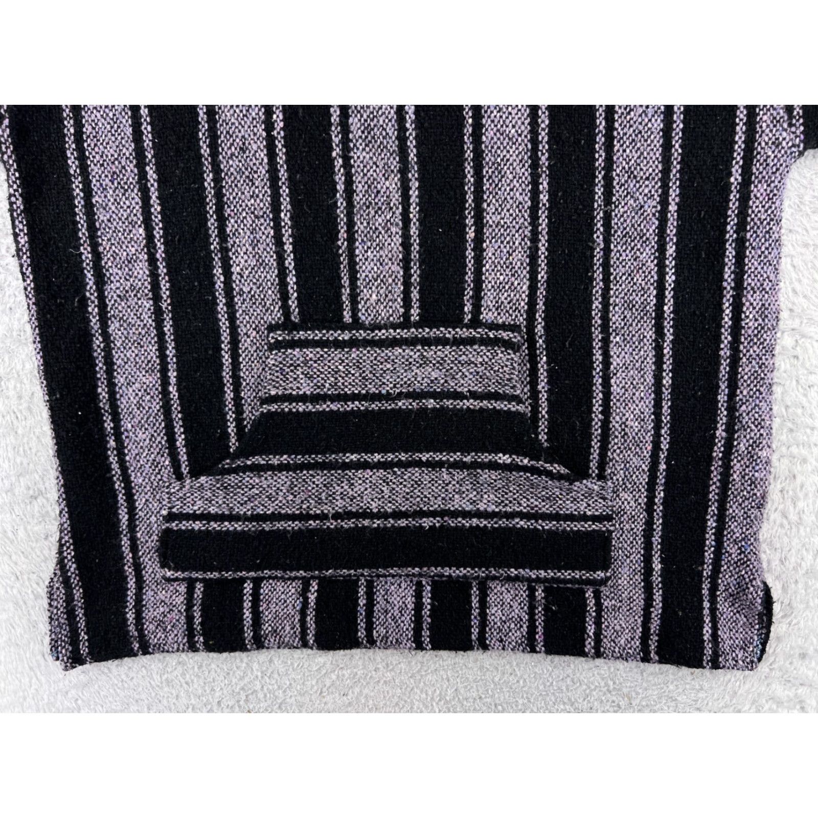 Vintage Franks Hoodie Men XL Purple Black Pocket Sweater Acrylic Drug Rug Crew Neck Pullover All Seasons Hooded Pockets Size US XL / EU 56 / 4 - 7 Thumbnail