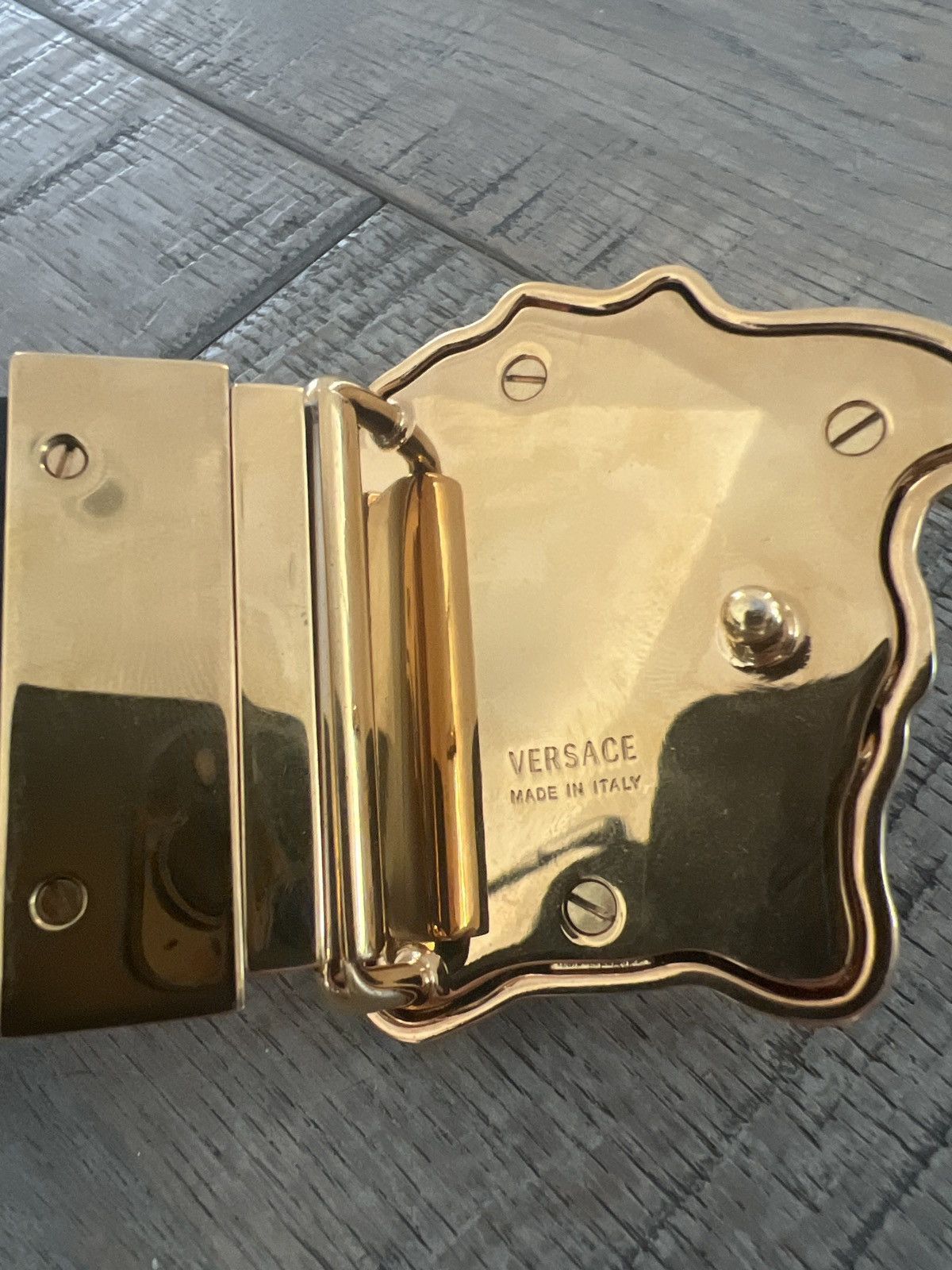 Versace VERSACE DOUBLE SIDED MEDUSA BELT Size 34 - 4 Thumbnail
