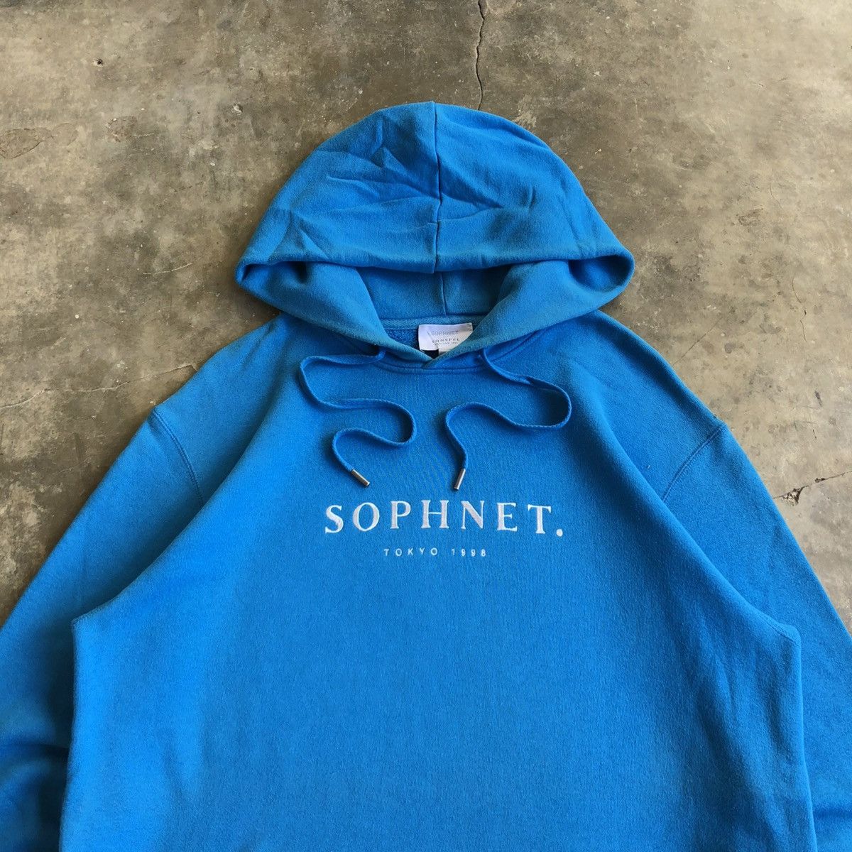 Sophnet. 🇯🇵 2000s Sophnet. Sunspel Embroidery Font Hoodie Blue Size US XL / EU 56 / 4 - 2 Thumbnail