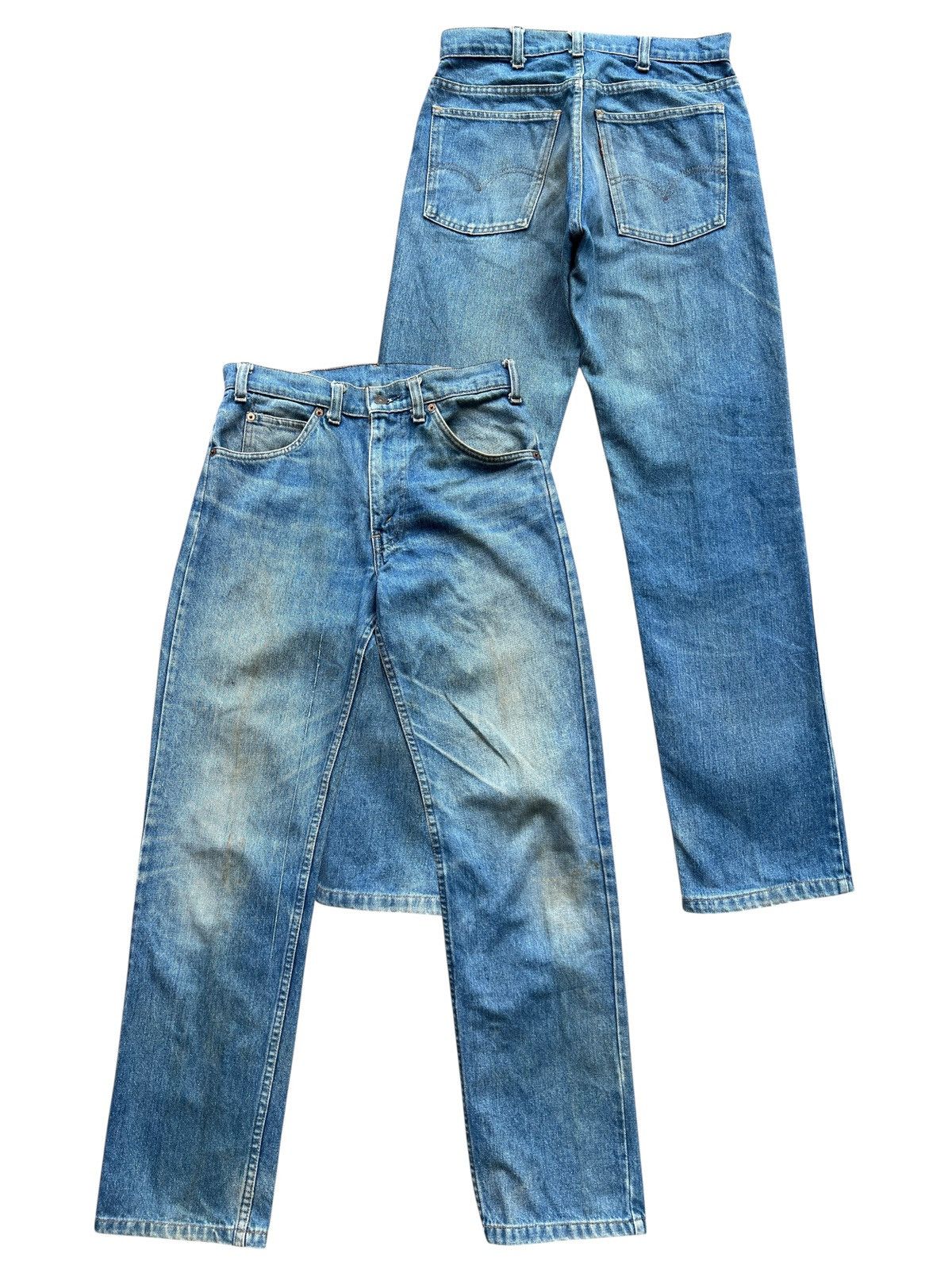 Levi's Vintage 70s@80s Levi’s 505 Orange Tab Denim Jeans 29x29 Size US 29 - 1 Thumbnail