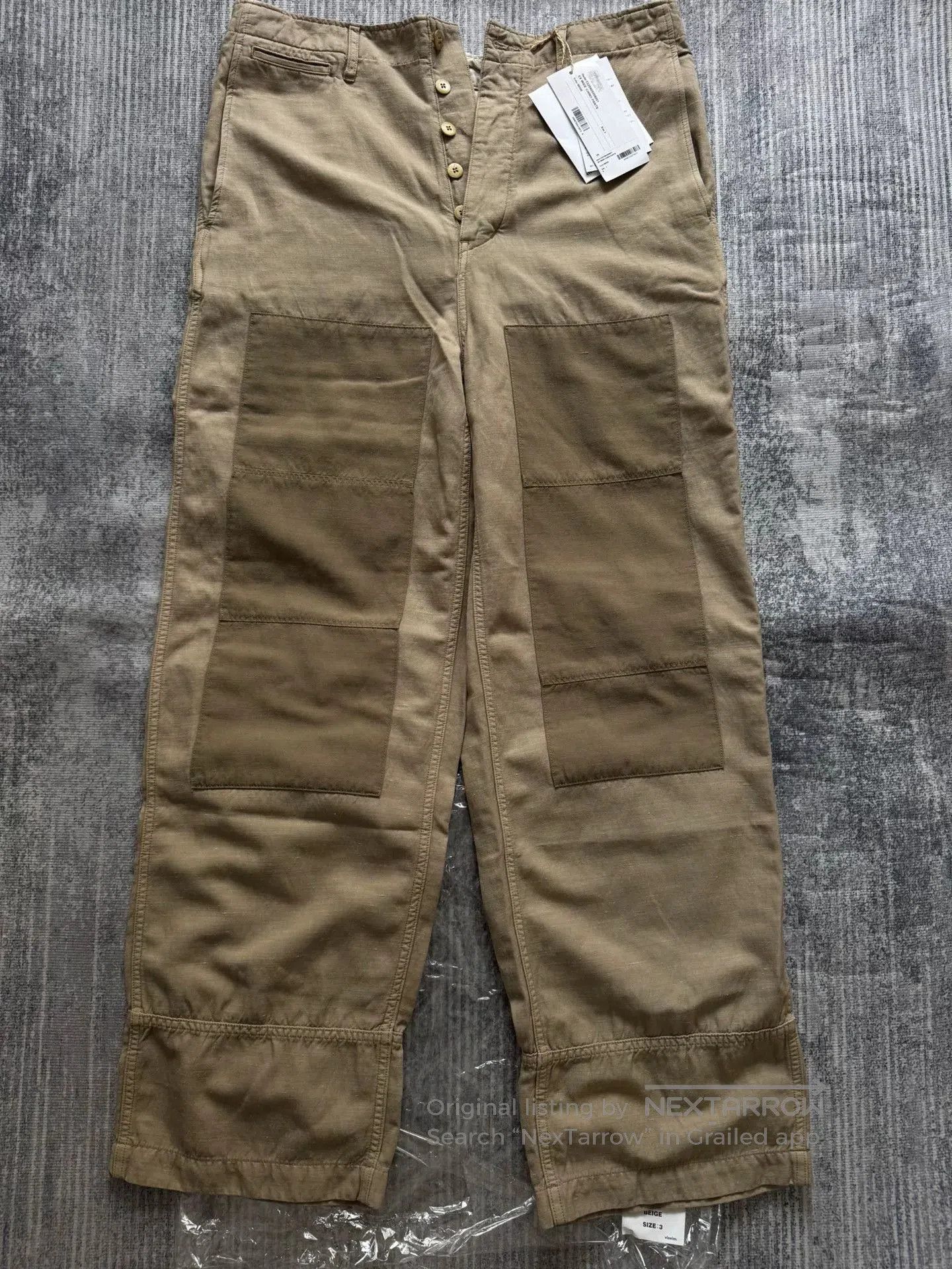 Visvim visvim wide chino pants in beige. Size US 36 / EU 52 - 1 Thumbnail