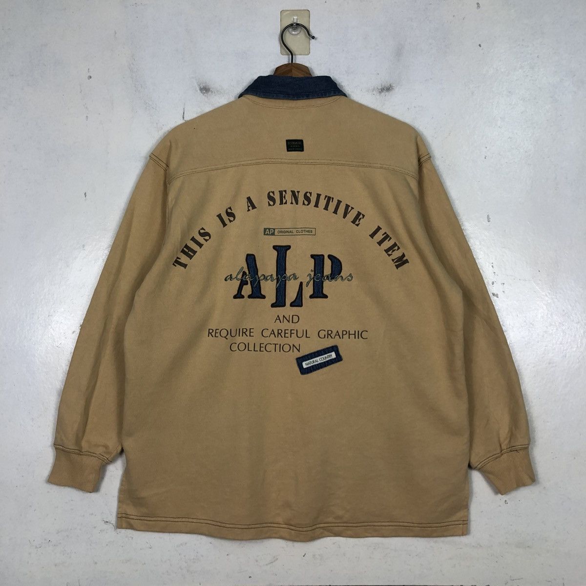 Japanese Brand 📌Vintage Button Chore Jacket Alapapa Issey Miyake Big Logo Size US M / EU 48-50 / 2 - 10 Thumbnail