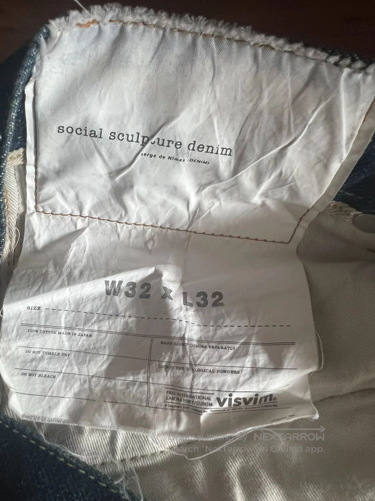 Visvim visvim 04R 2015 Raw Denim Jeans. Size US 32 / EU 48 - 8 Thumbnail