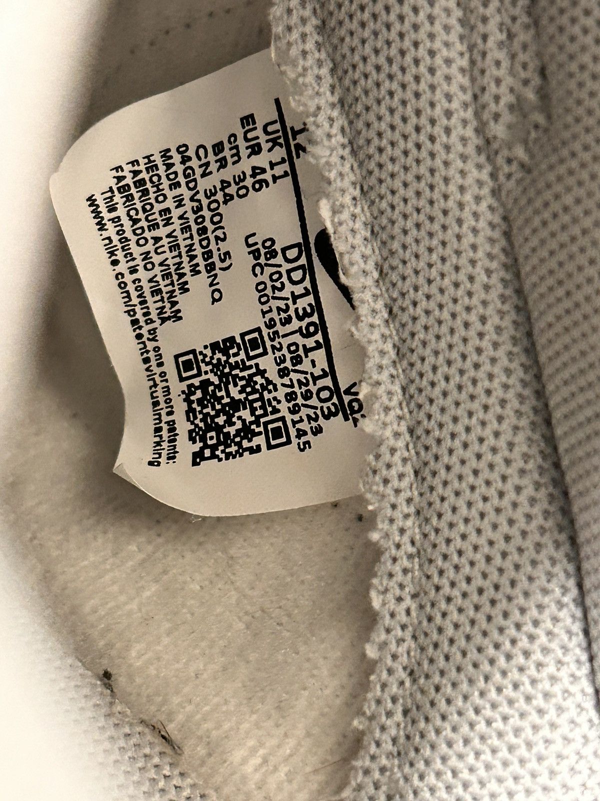 Nike nike dunk grey fog Size US 12 / EU 45 - 6 Thumbnail
