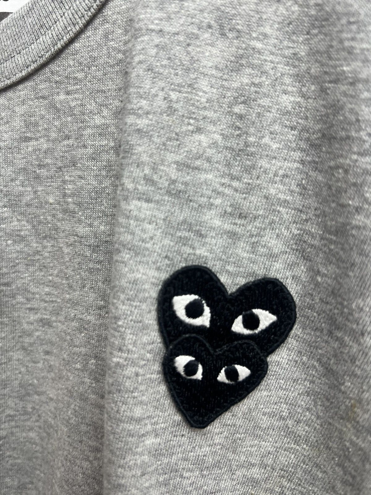Comme des Garcons PLAY CDG Grey Tee Size US XXL / EU 58 / 5 - 5 Thumbnail