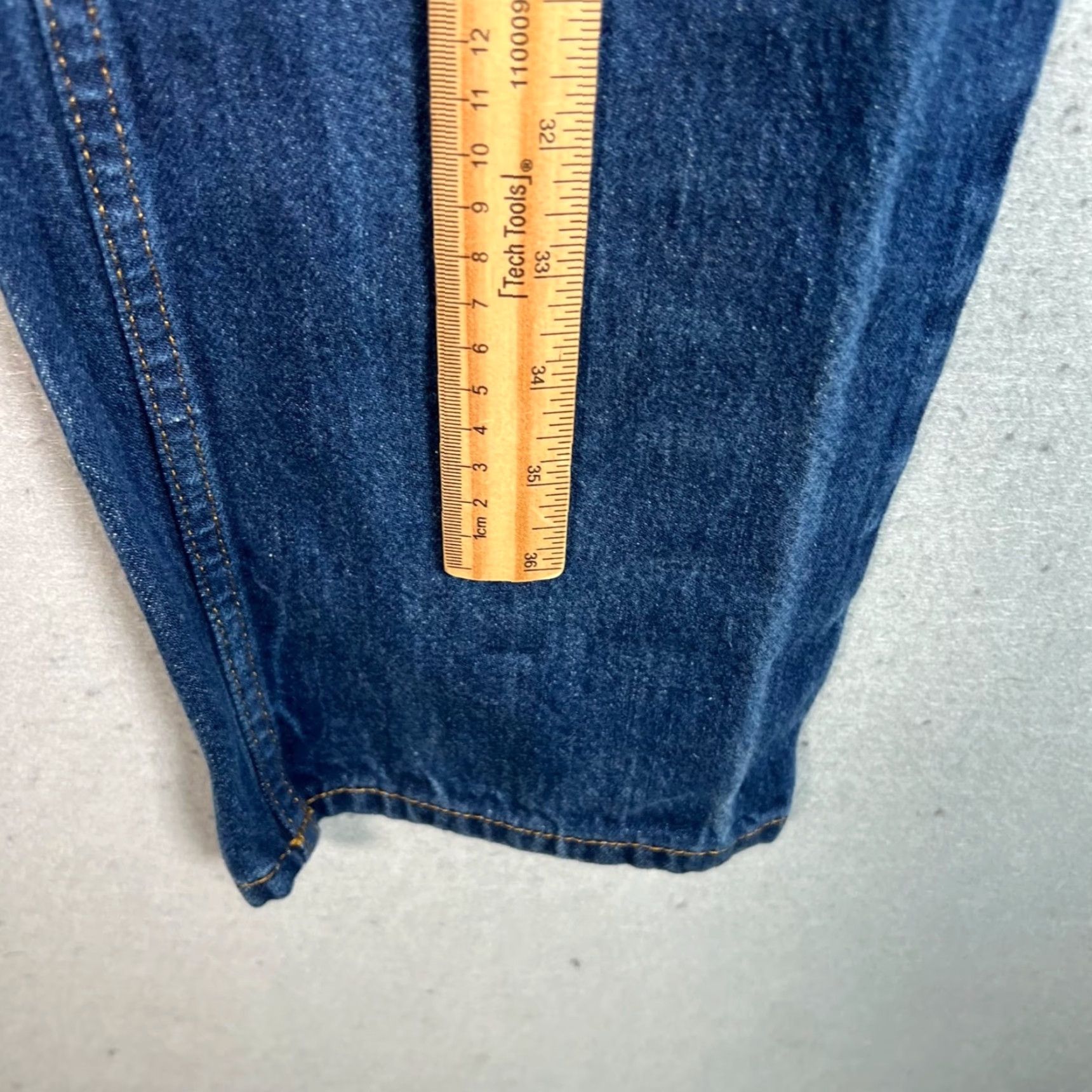 Frame FRAME Jeans Womens Size 27 High-Waist Slim Fit Blue Denim Straight 5-Pocket Womens Jeans Size 27" / US 4 / IT 40 - 7 Thumbnail
