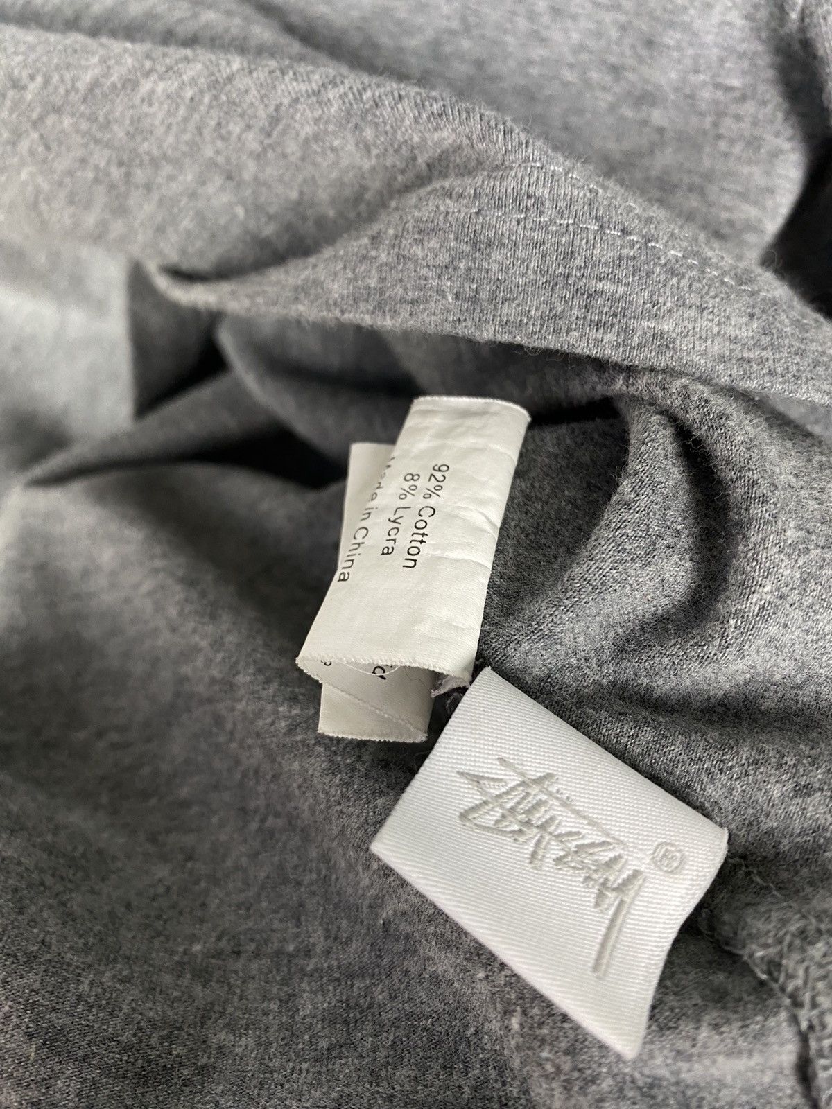 Stussy × Vintage Hype Stussy Long Sleeve Cropped Neck Logo Vintage Size M / US 6-8 / IT 42-44 - 10 Thumbnail