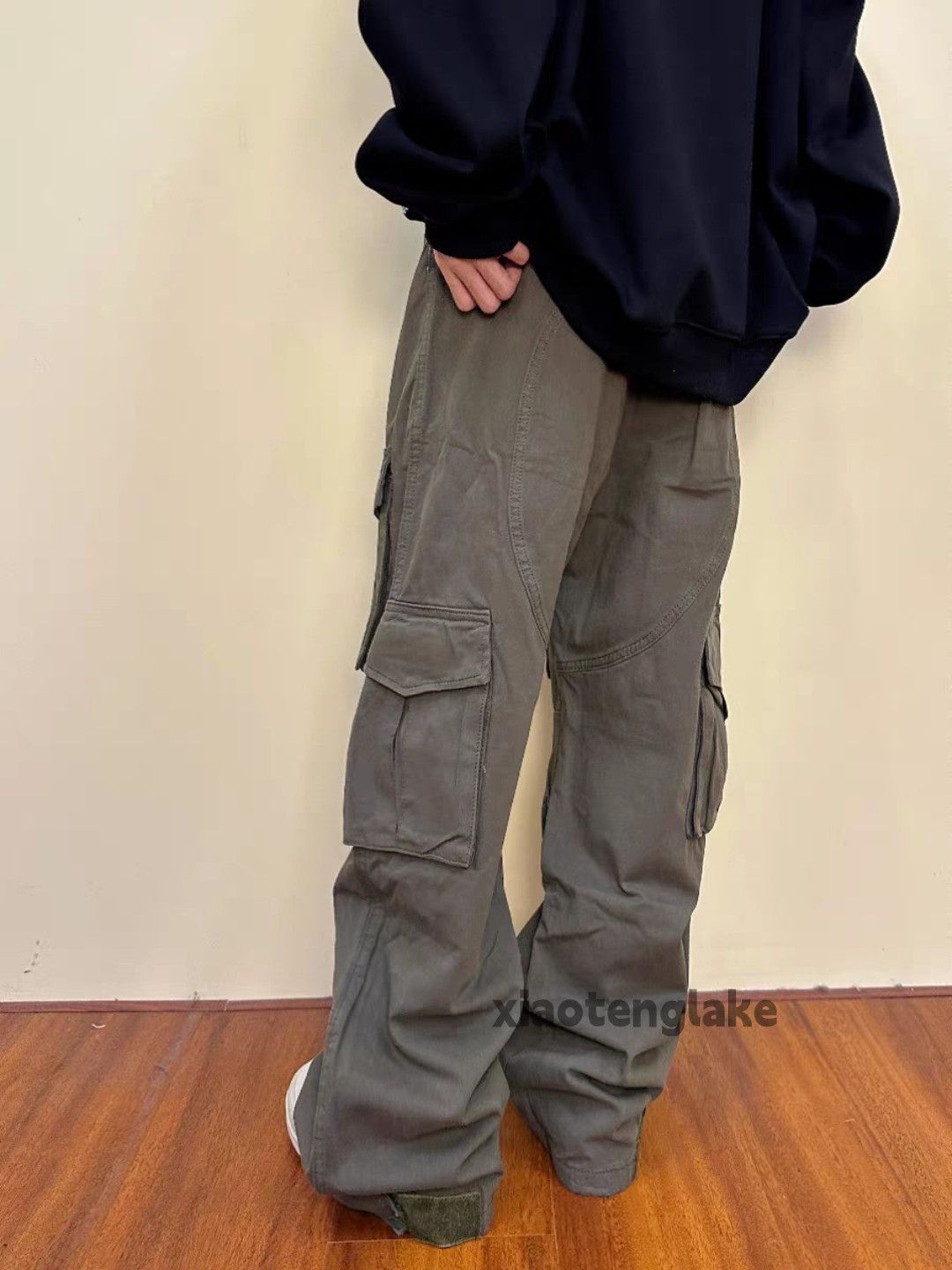 Vintage Unisex utility loose baggy faded punk hiphop pants Size US 32 / EU 48 - 3 Thumbnail
