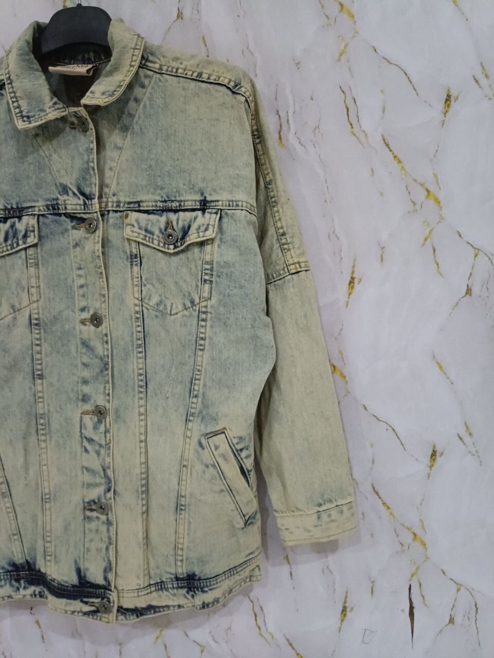 Bershka BERSHKA DENIM JACKET Size US L / EU 52-54 / 3 - 4 Thumbnail