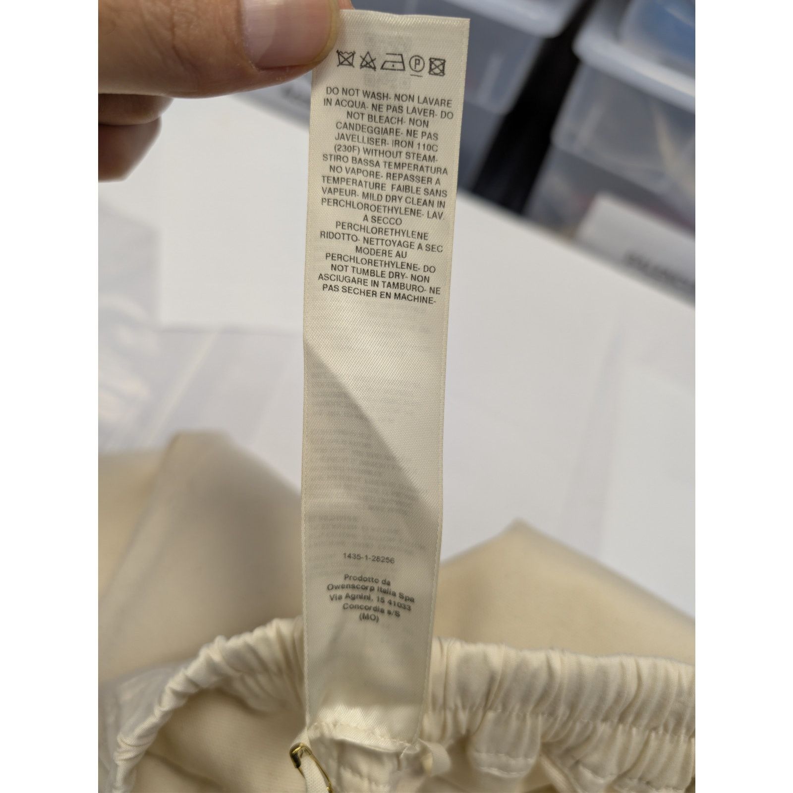 Rick Owens o1rshd1 Cotton Canvas Boxer Shorts in Beige Size US 38 / EU 54 - 15 Thumbnail