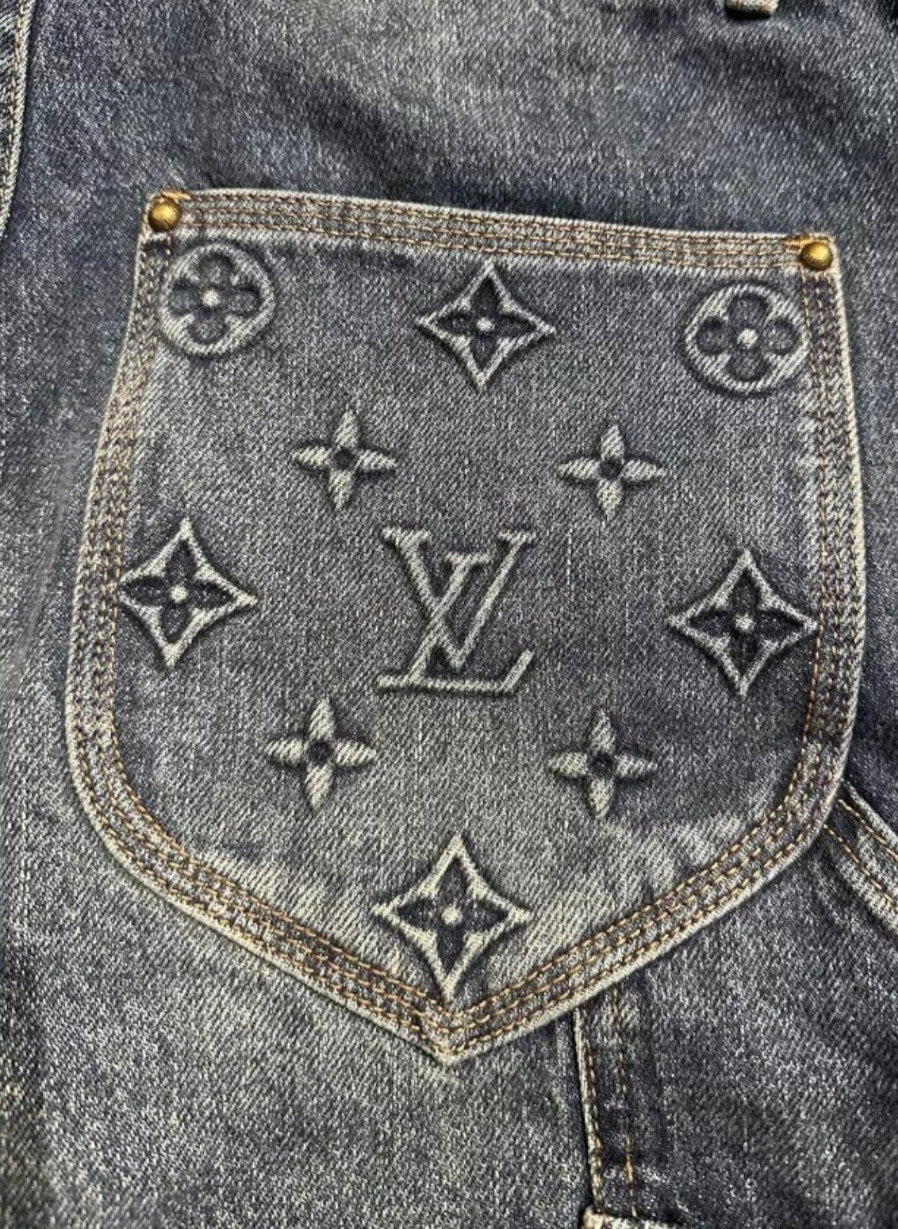 Louis Vuitton Louis Vuitton LV Monogram Carpenter Pants/Jeans Size US 32 / EU 48 - 4 Thumbnail