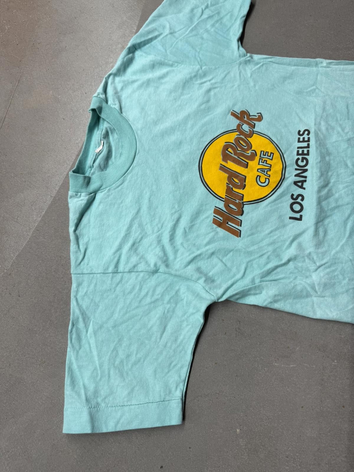 Hard Rock Cafe 1980s Faded Hard Rock Cafe Los Angeles Single Stitch T-Shirt Size US S / EU 44-46 / 1 - 3 Thumbnail