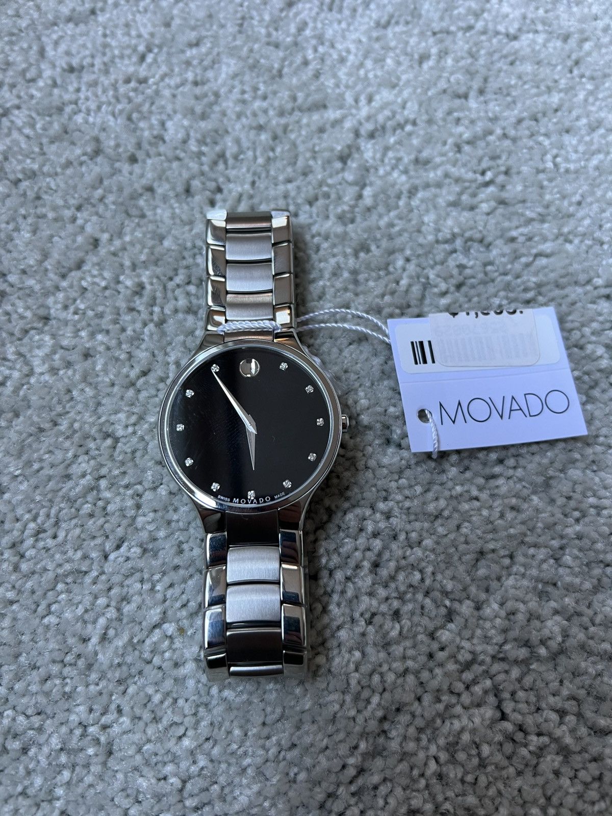 Movado Serio Quartz Black Men's Watch Size ONE SIZE - 2 Thumbnail