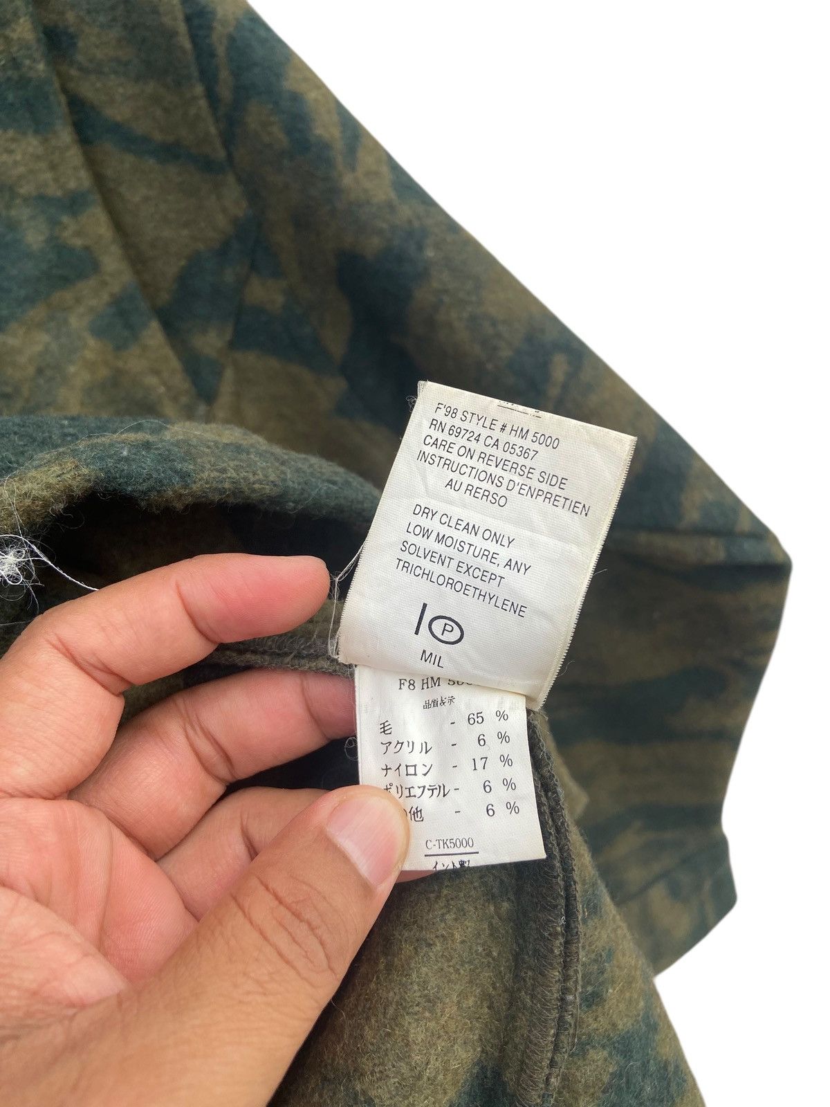 Columbia Vintage Columbia Gallatin Range Wool Camo Hunting Jacket Size US M / EU 48-50 / 2 - 9 Thumbnail