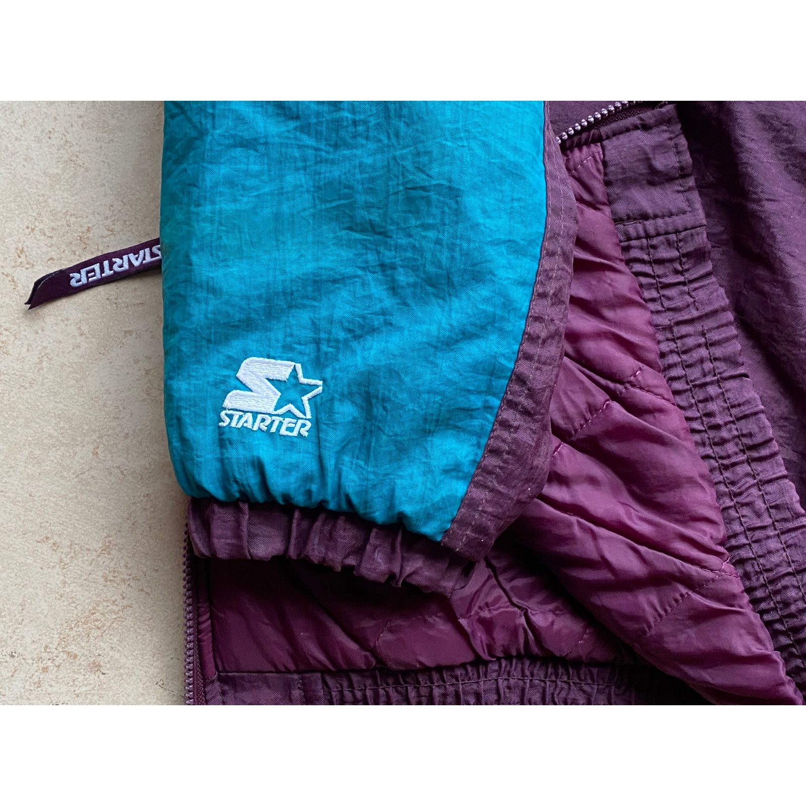 NHL × Starter Anaheim Mighty Ducks 90s STARTER puffer Pullover XL NHL vtg Size US XL / EU 56 / 4 - 7 Thumbnail