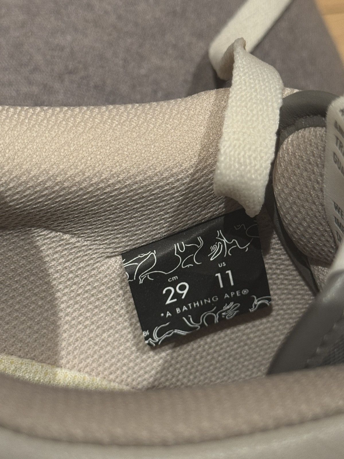 Bape A Bathing Ape Bape Sta Grey Green Size US 11 / EU 44 - 17 Thumbnail