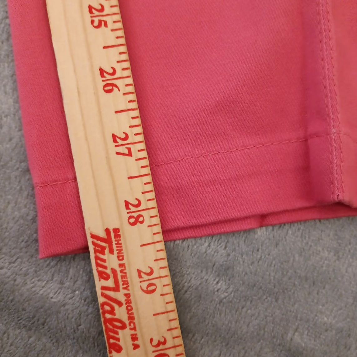 Liz Claiborne Liz Claiborne Anissa Ankle Pants Womens Size 10 Pink Side Zip 31x28.5 New Size 32" / US 10 / IT 46 - 4 Thumbnail