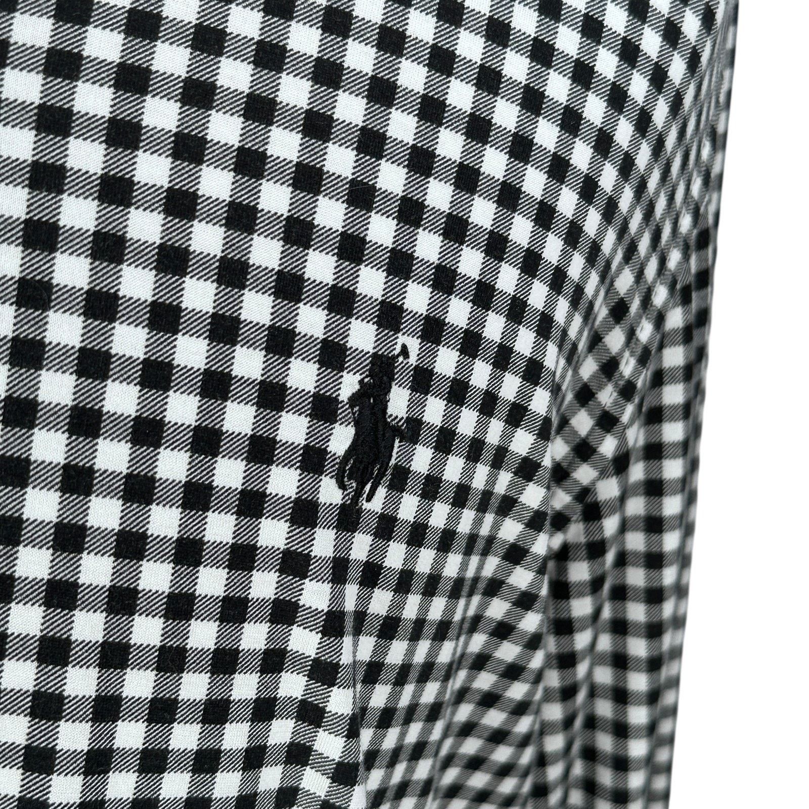 Polo Ralph Lauren Ralph Lauren Polo Golf Shirt Men XL White Black Long Sleeve Size US XL / EU 56 / 4 - 3 Thumbnail