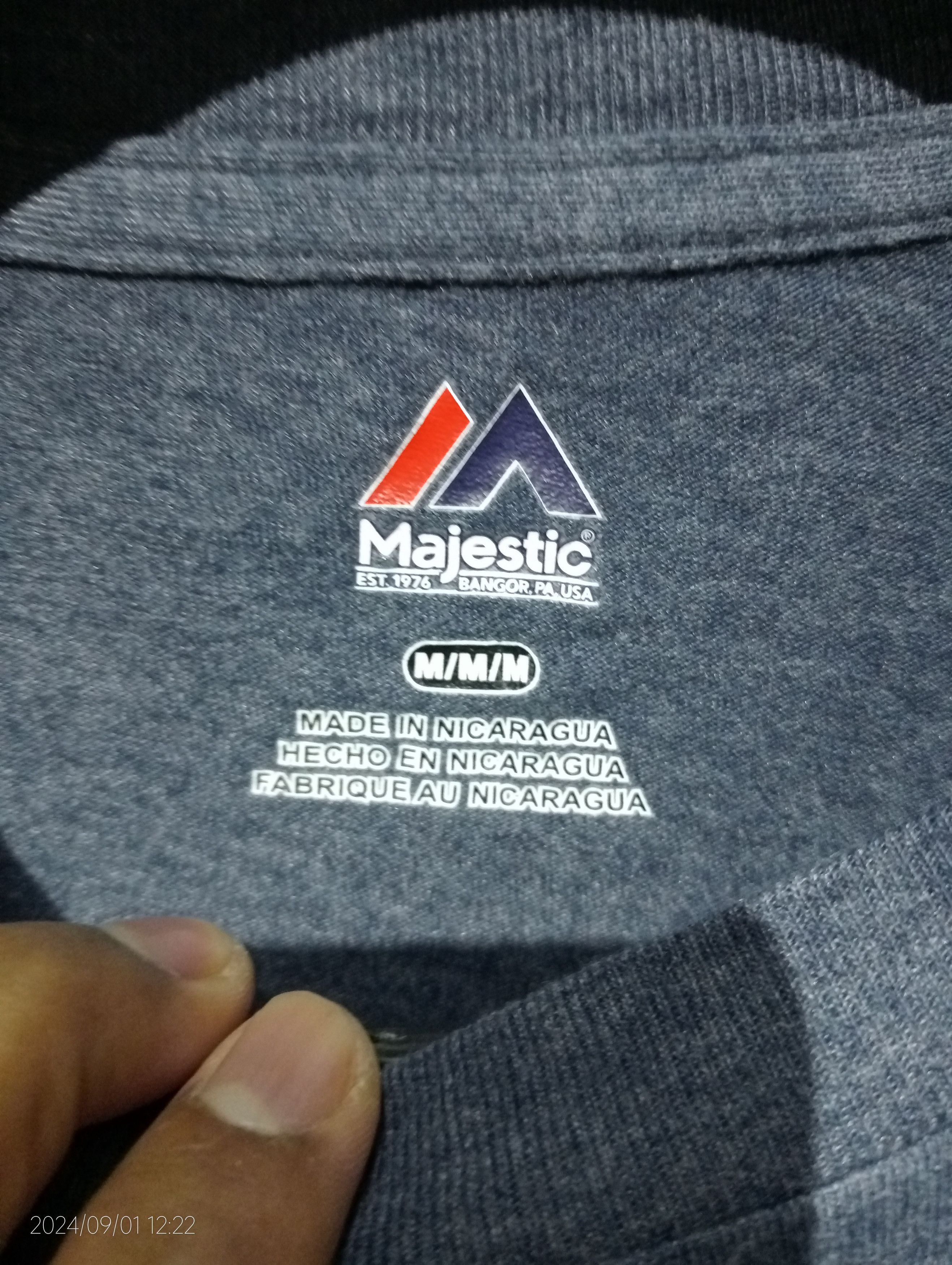 MLB MLB Detroit Tigers Majestic Tee Size US M / EU 48-50 / 2 - 2 Thumbnail
