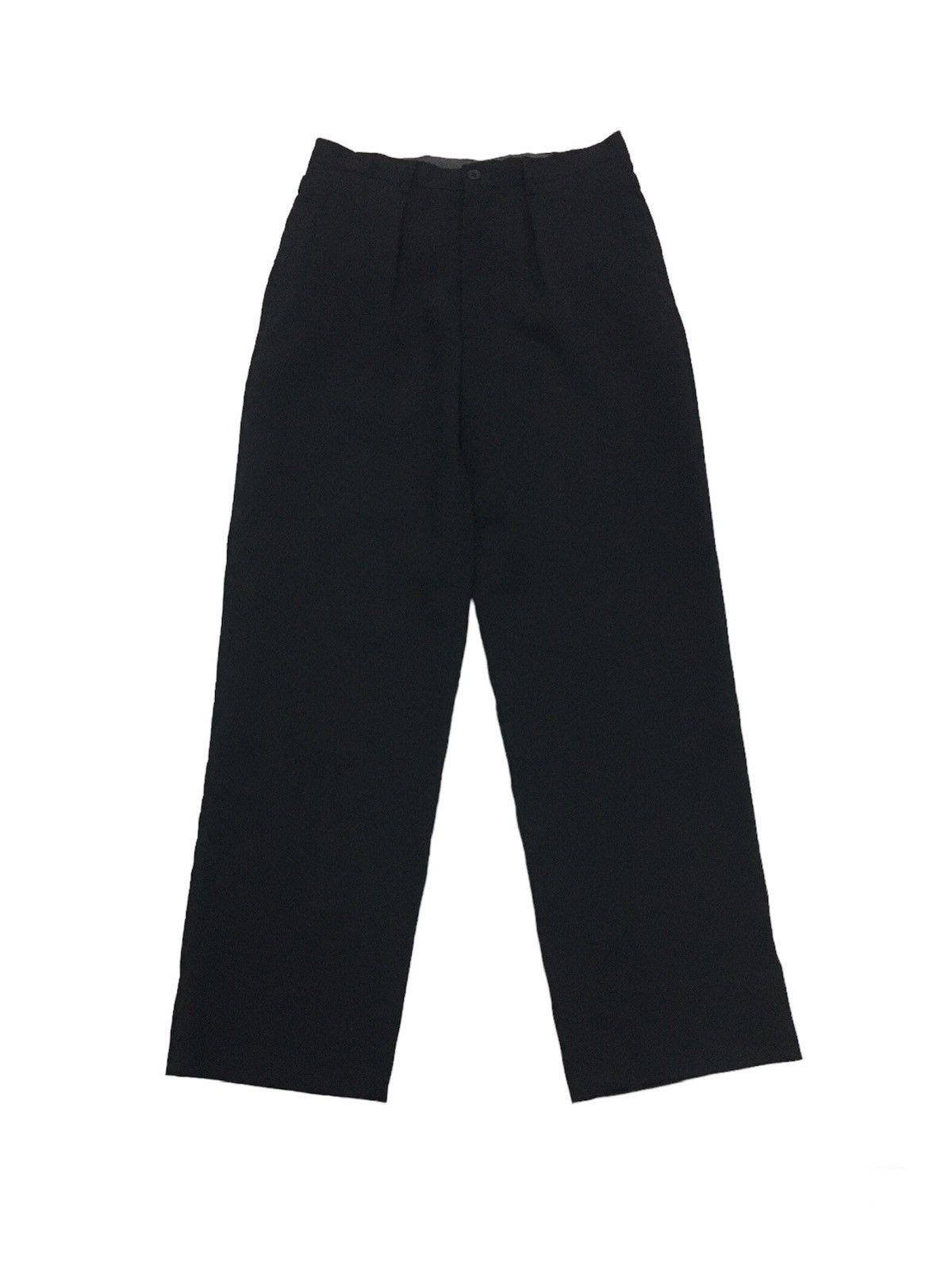 image of Yohji Yamamoto A.a.r Light Wool Pants in Black, Men's (Size 30)