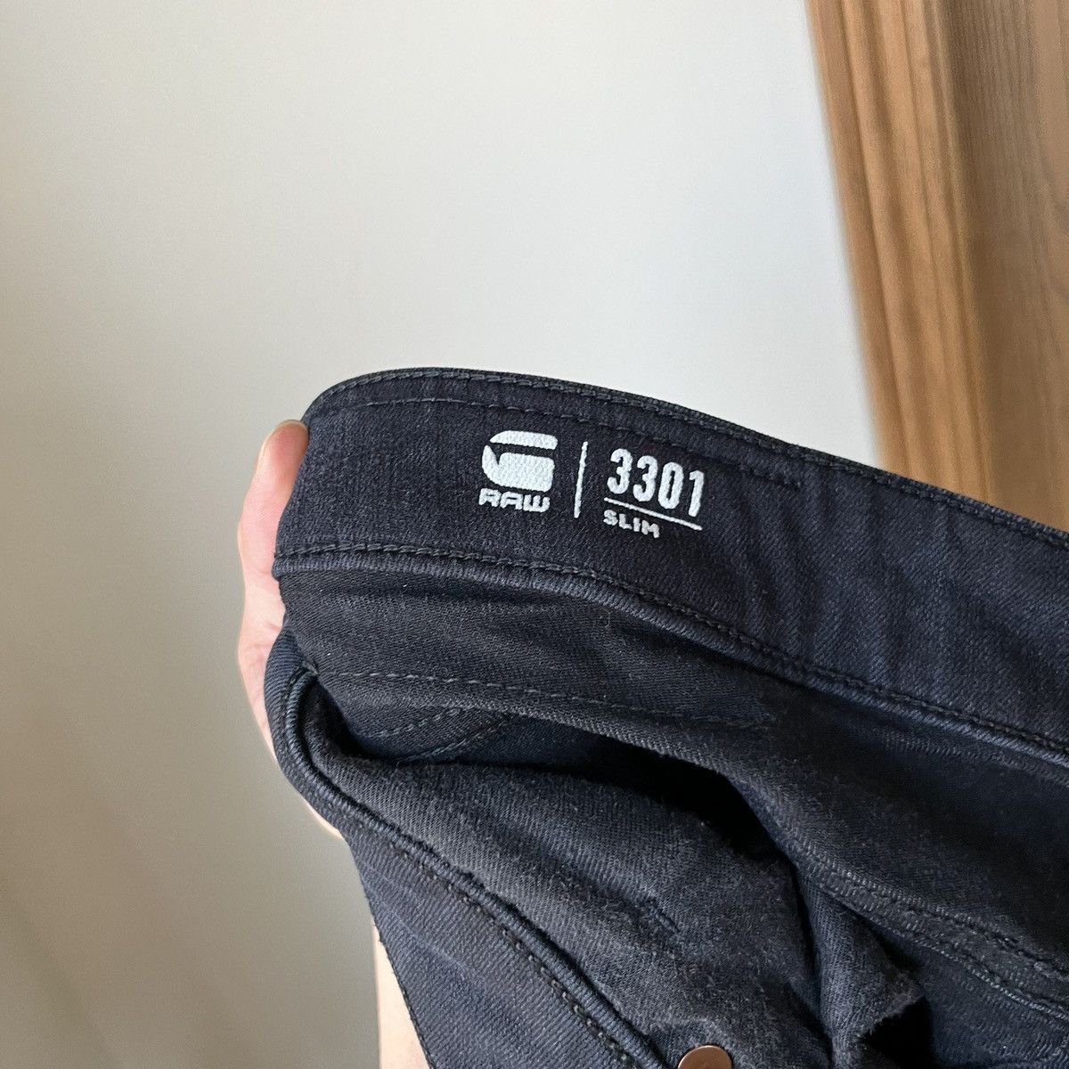 G-Star G Star Raw 3301 Slim Men’s Jeans Size US 29 - 9 Thumbnail