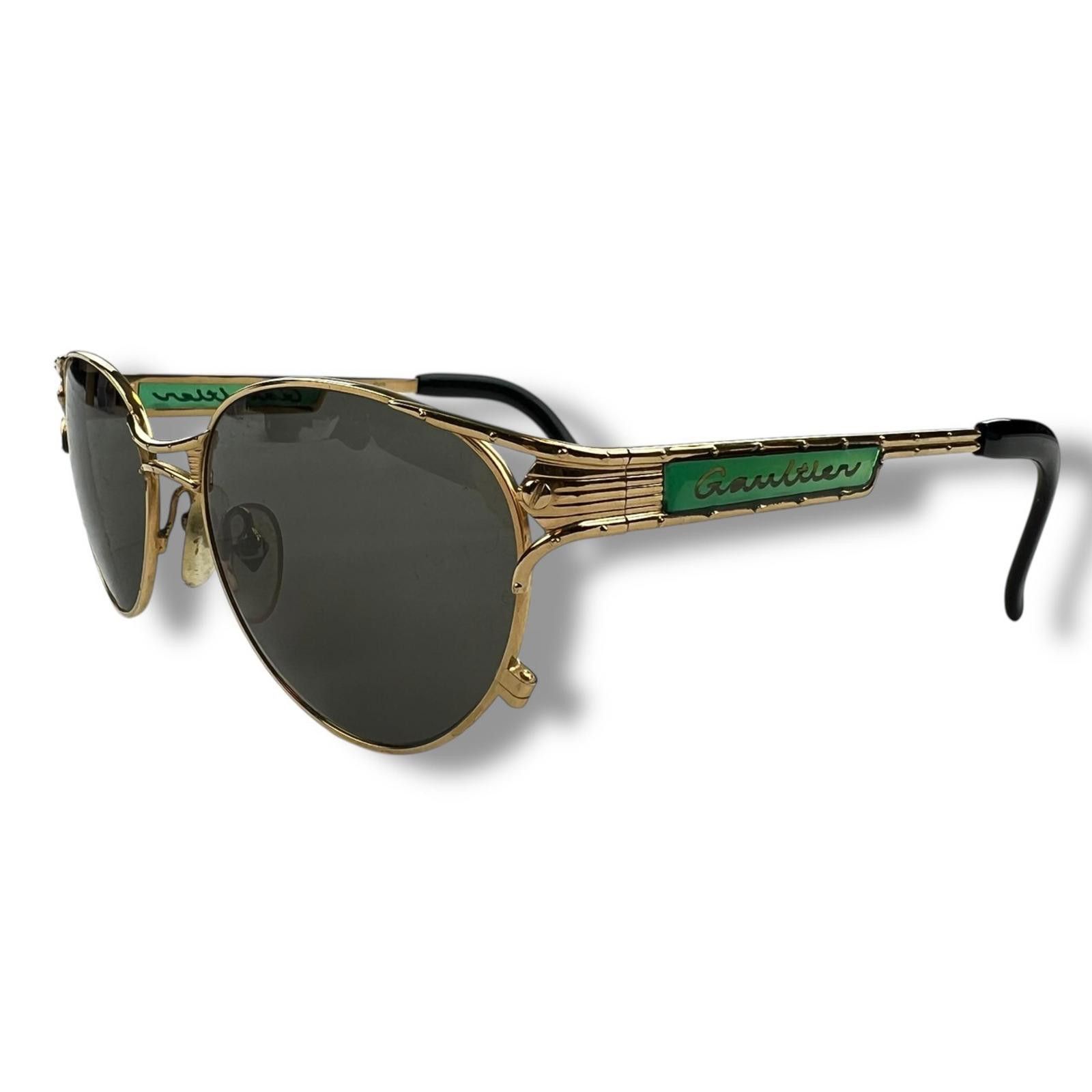 Jean Paul Gaultier Jean Paul Gaultier 56-4179 Gold Sunglasses Size ONE SIZE - 1 Thumbnail