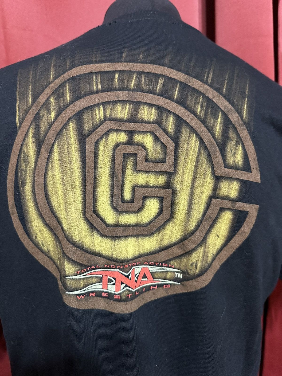 TNA Christian Cage Tshirt Y2K TNA Wrestling Tee Grail Size US L / EU 52-54 / 3 - 6 Thumbnail