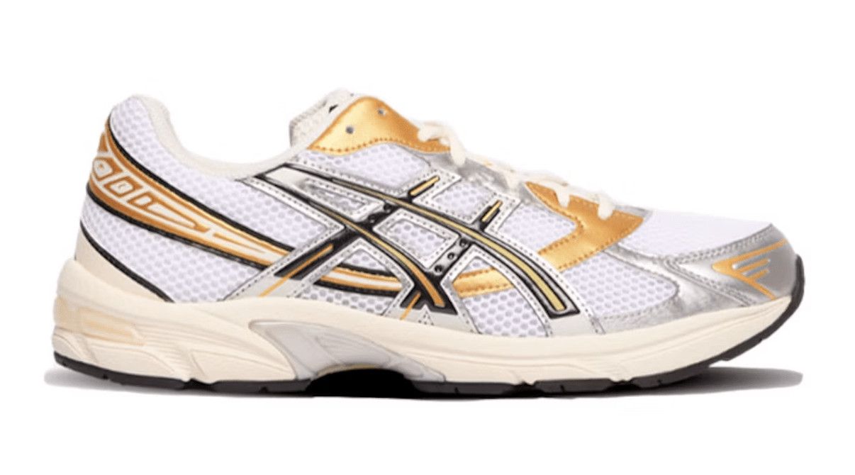 Asics ASICS Gel-1130 White Black Gold Size US 11 / EU 44 - 1 Preview