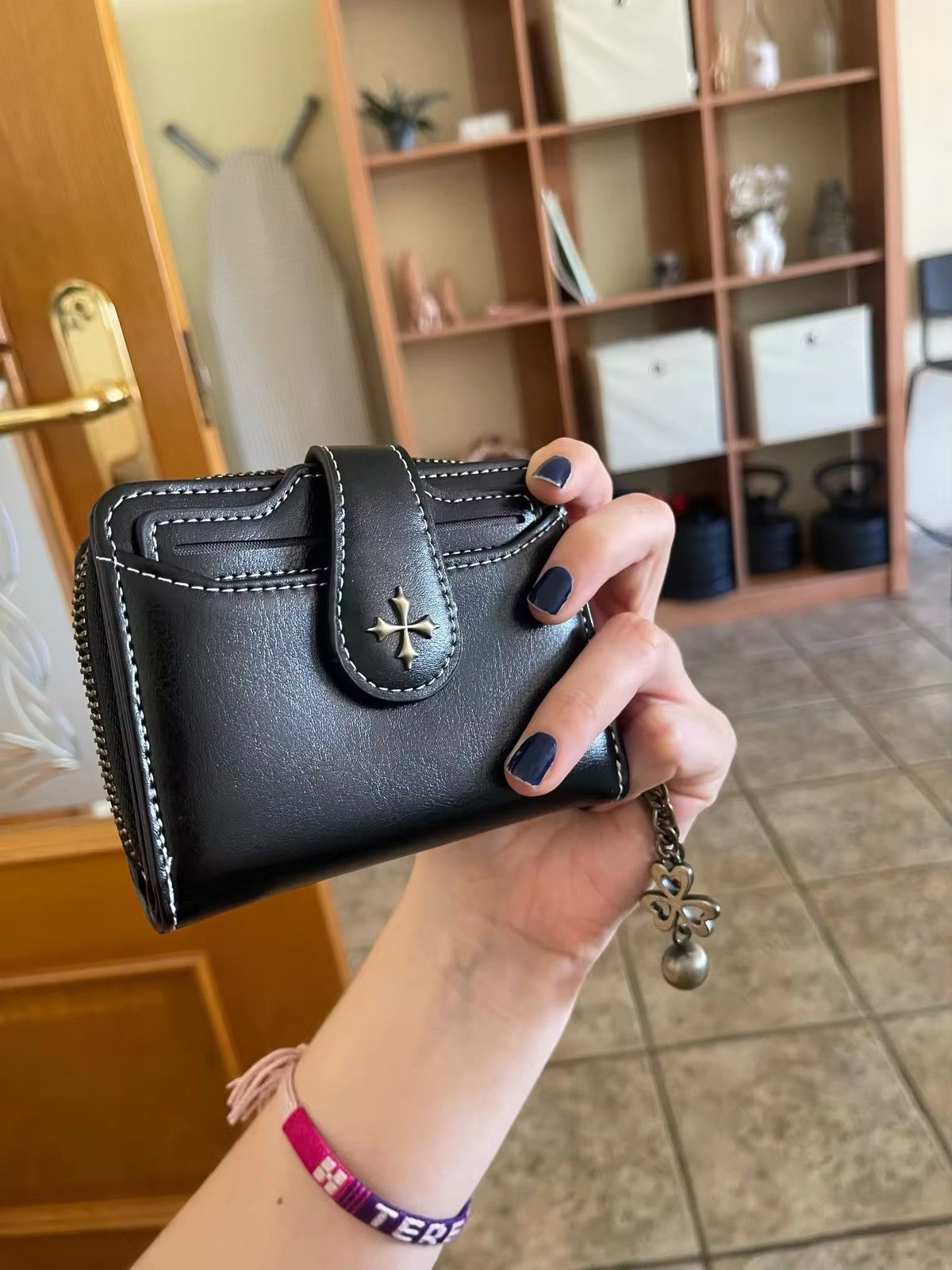 Japanese Brand × Vintage Purses PU Leather Wallet Size ONE SIZE - 2 Thumbnail