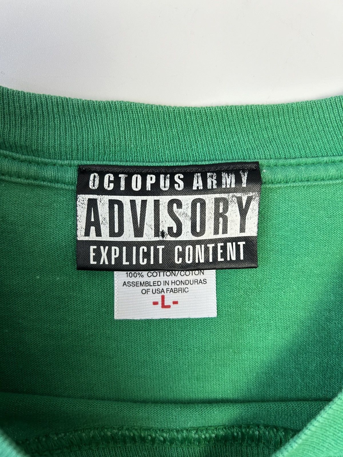 Anvil ANVIL OCTOPUS ARMY ADVISORY EXPLICIT CONTENT SWEATSHIRT Size US L / EU 52-54 / 3 - 6 Thumbnail