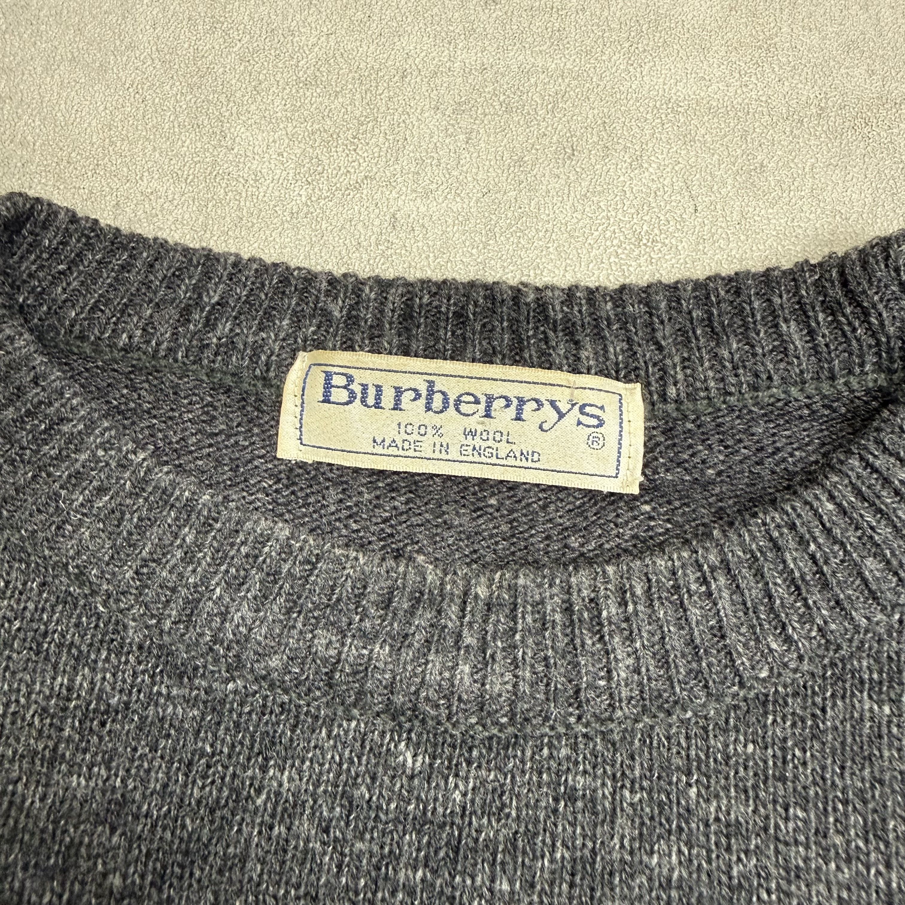 Burberry Vintage Burberry Wool Knit Sweater Size US S / EU 44-46 / 1 - 4 Thumbnail