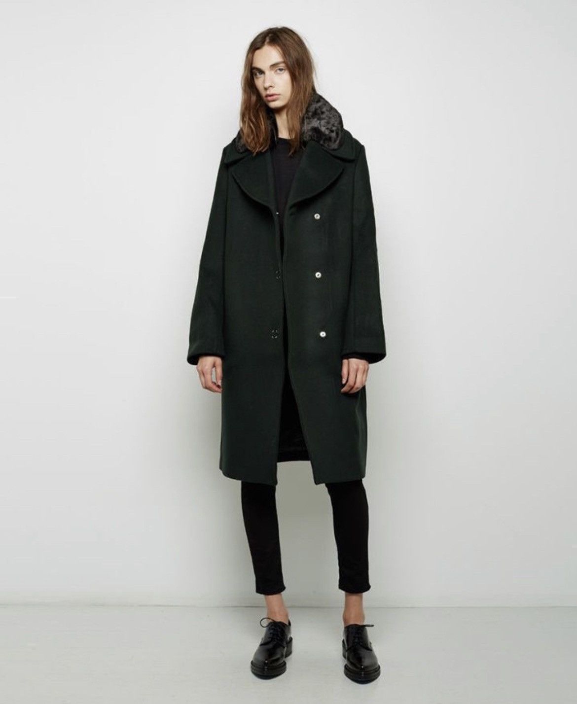Acne Studios × Designer Acne Studios Wool Button Ups Coat Winter Warm Designer Size S / US 4 / IT 40 - 2 Thumbnail