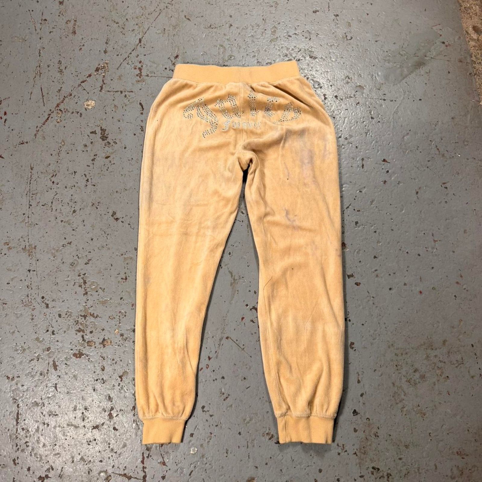 Juicy Couture Tan f21 juicy velour sweatpants Size 26" / US 2 / IT 38 - 1 Thumbnail