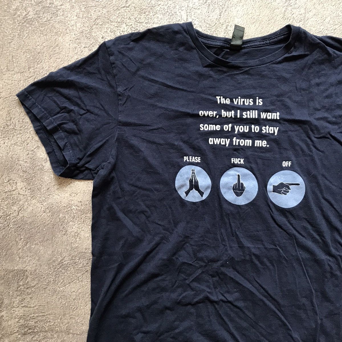 Vintage Vintage Y2K Graphic Tee Funny Slogan Streetwear Distressed L Size US L / EU 52-54 / 3 - 2 Thumbnail
