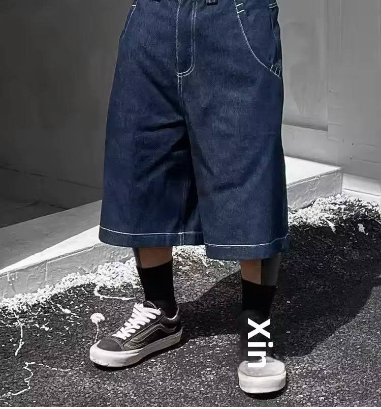 Japanese Brand × Vintage vintage denim shorts from the 2000s. Size US 36 / EU 52 - 1 Thumbnail