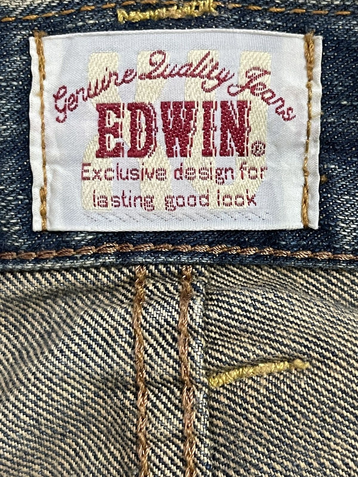 Edwin Edwin XV Exclusive Vintage Faded Wash Distressed Baggy Jeans Size US 34 / EU 50 - 10 Thumbnail