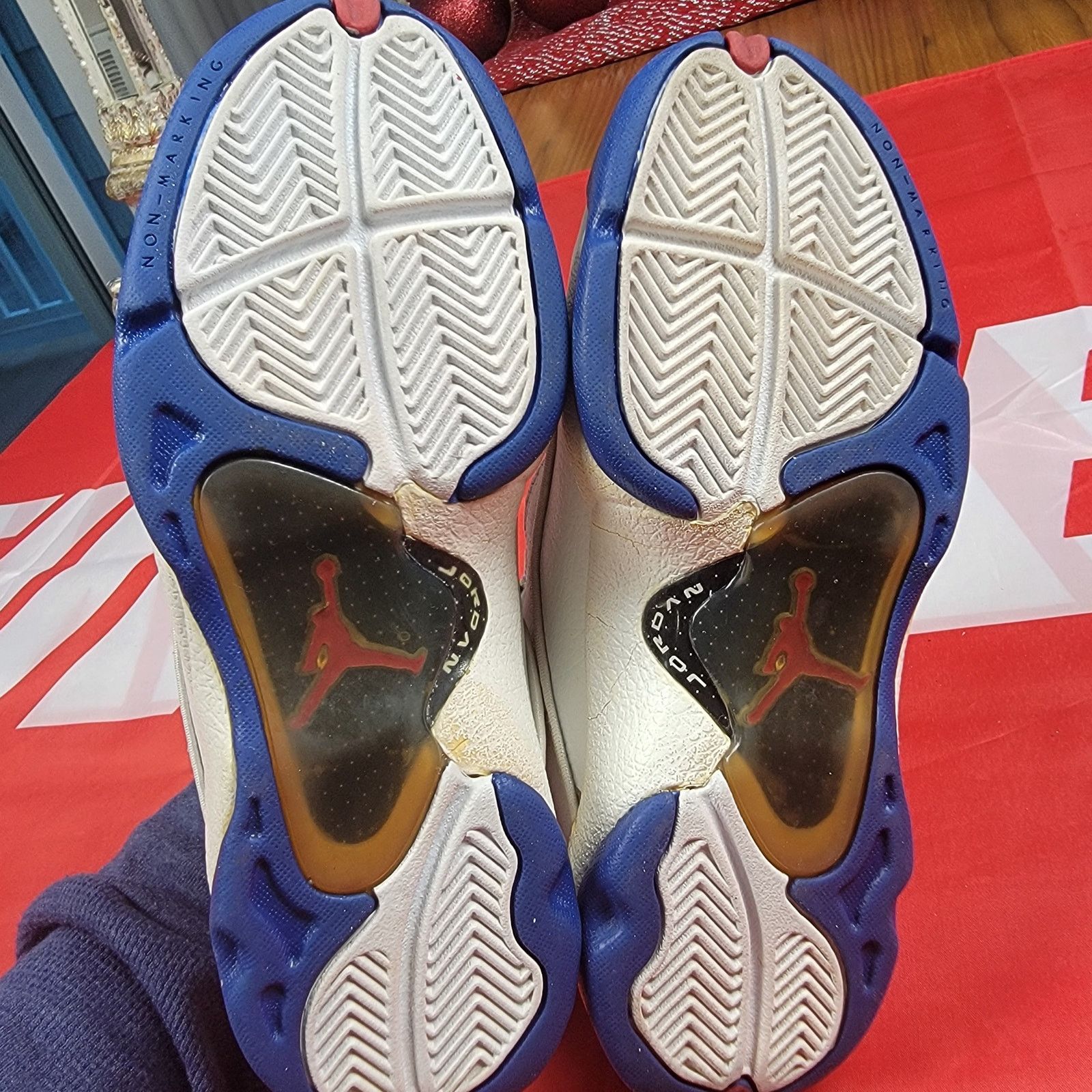 Jordan Brand Jordan Jumpman Quick 'White Sport Royal' (GS) Sz 4Y 308294 Size US 5.5 / IT 35.5 - 4 Thumbnail