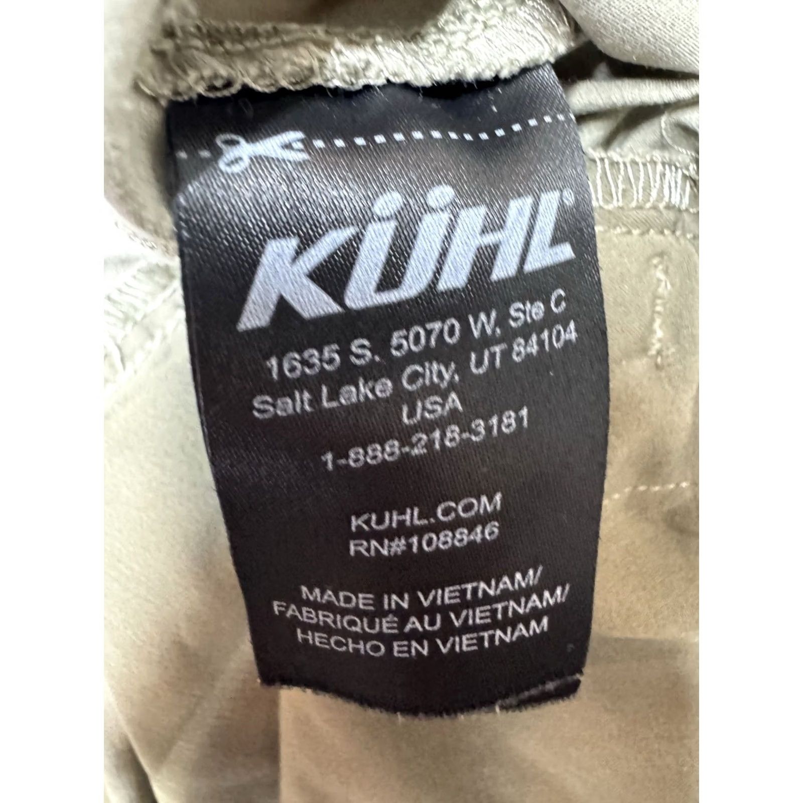 Vintage Kuhl Performance Stretch Fit Athletic Joggers Drawstring Khaki Mens Medium Size US 31 - 4 Thumbnail
